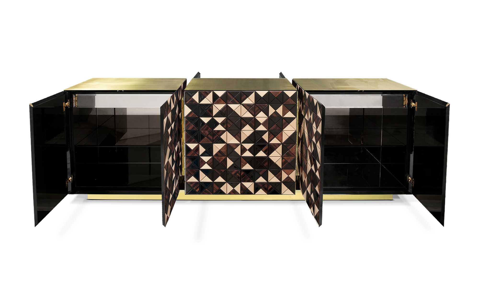 Credenza in Noce Mosaic