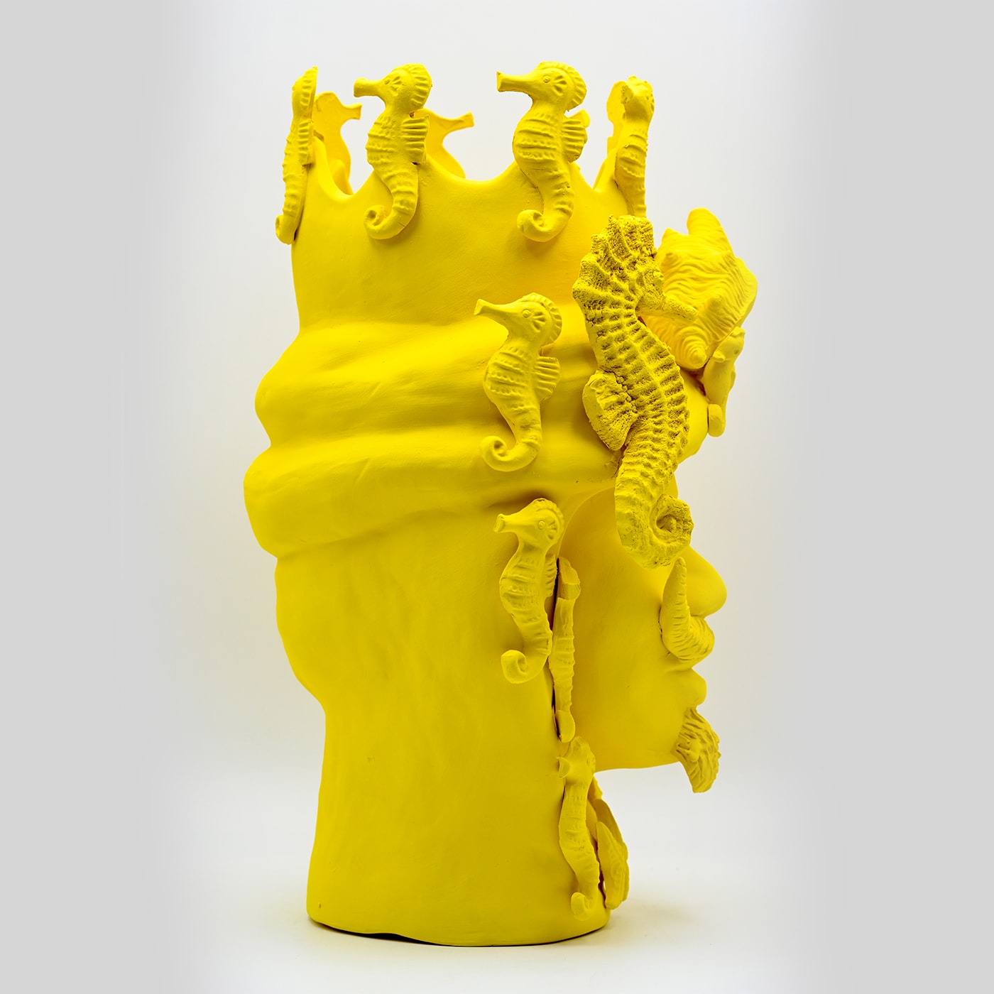 Testa di Moro Gialla Scultura