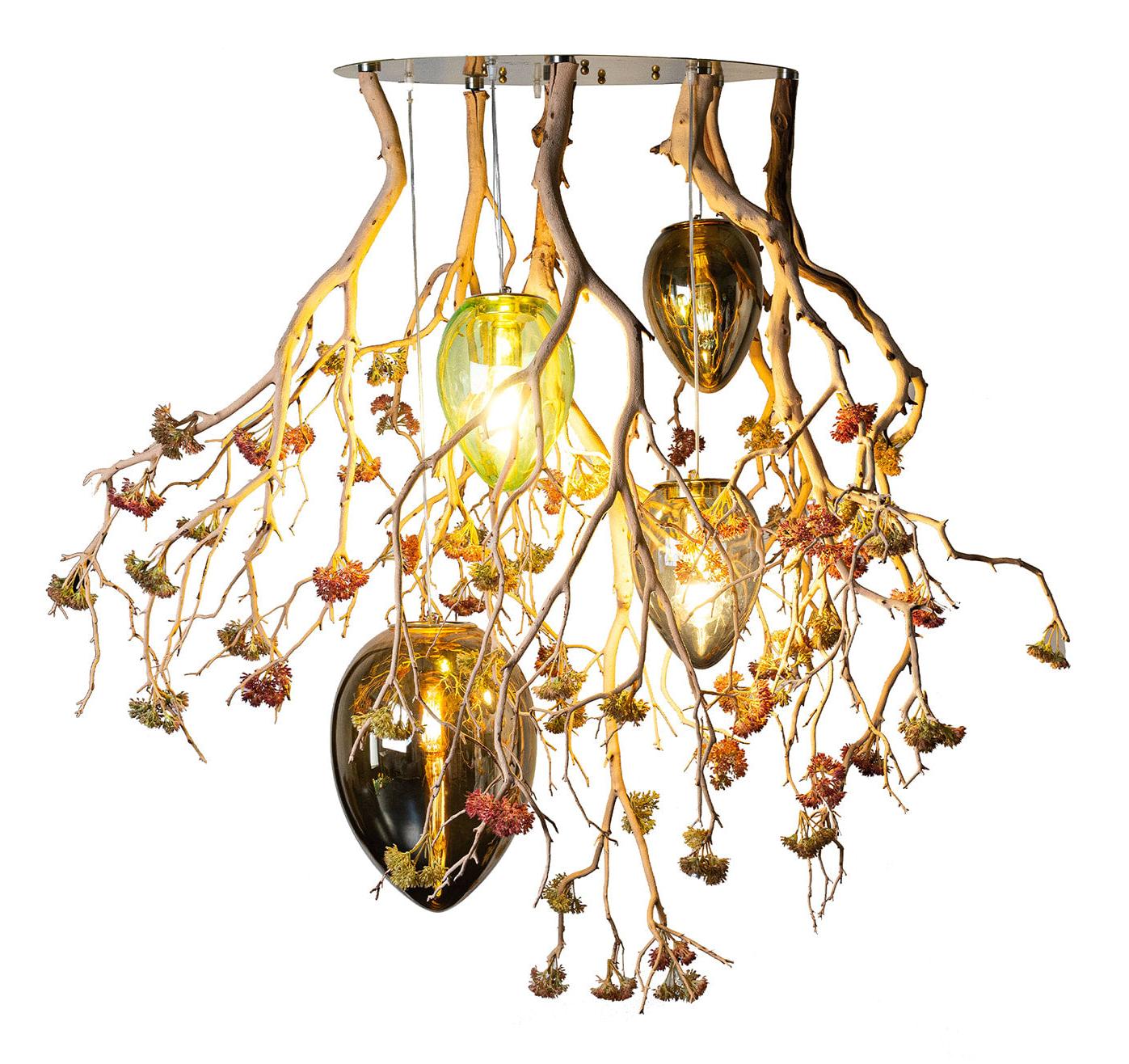Lampadario Manzanita Crystal