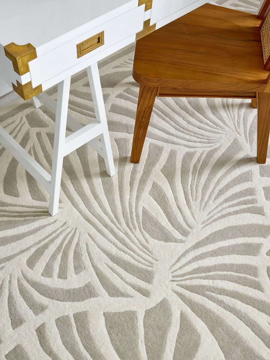 Tappeto Ventagli Giapponesi Avorio | Misura: 200 x 280 cm