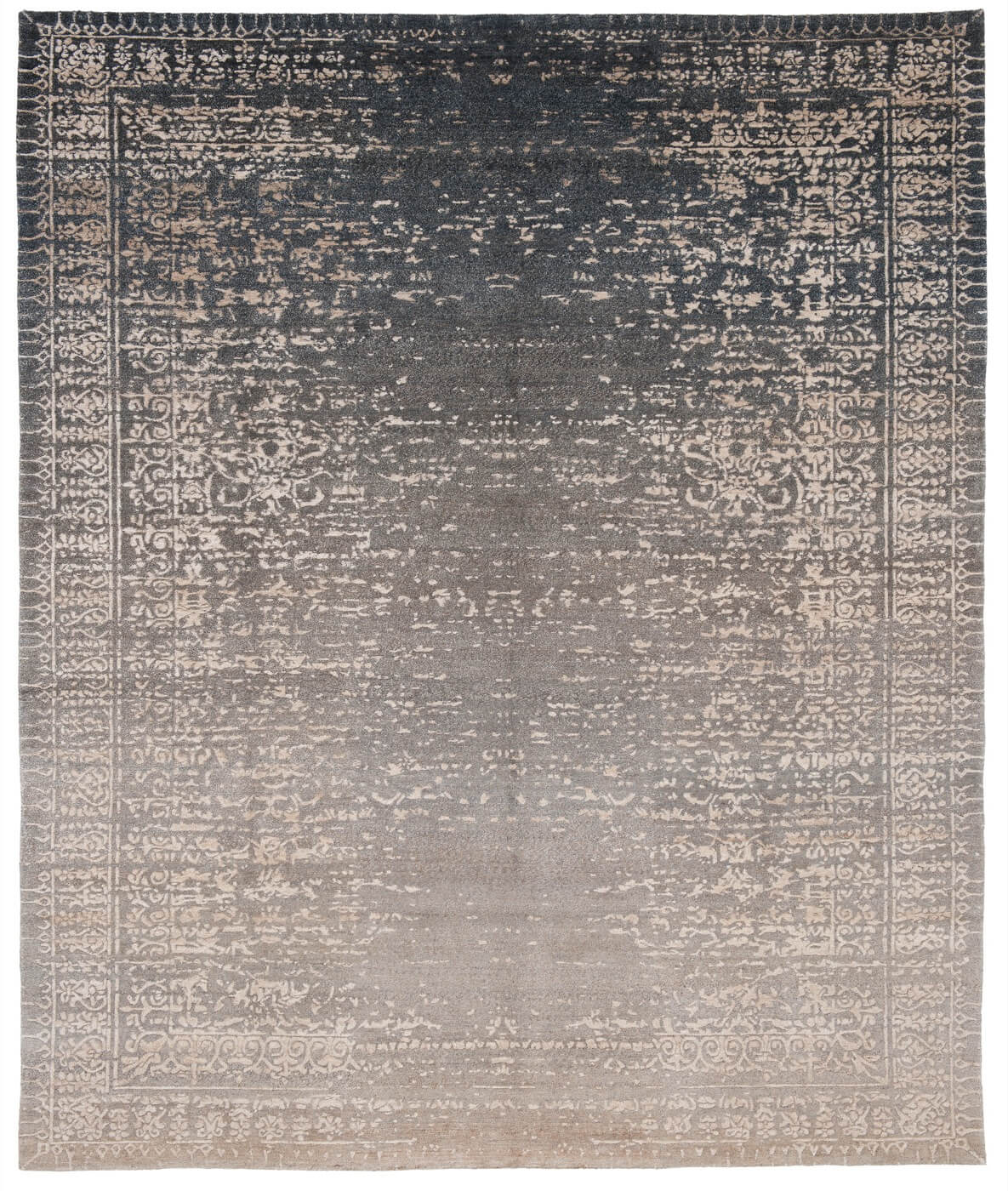 Tappeto Ferrara Stomped Reverse Grigio Scuro