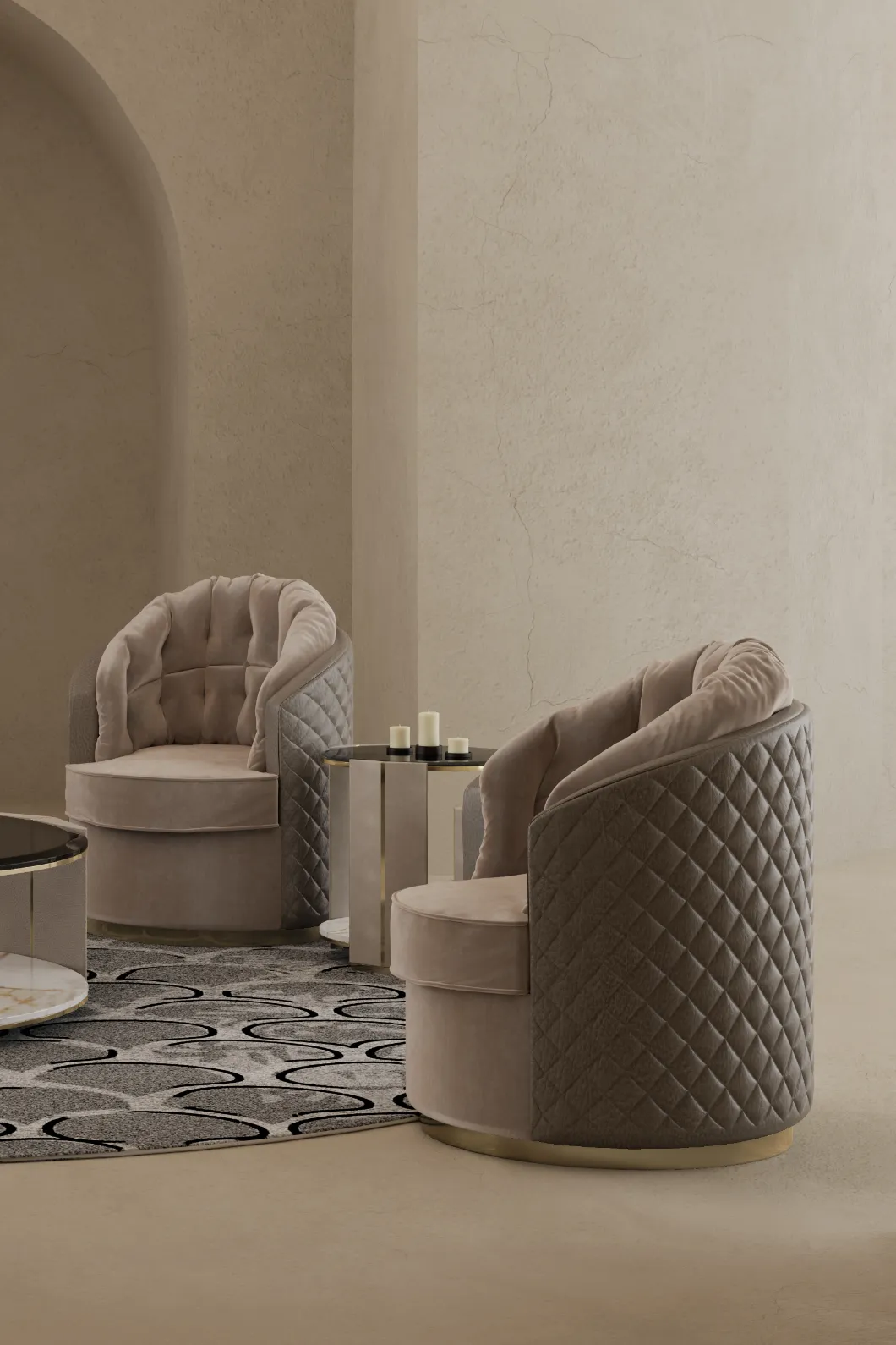 Poltrona Girevole Luxe - 8