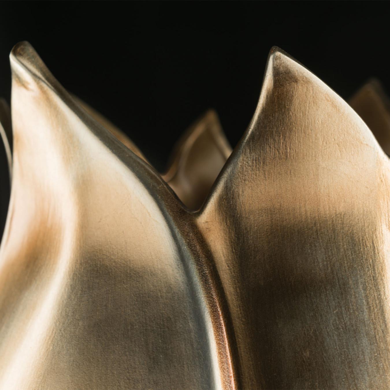 Vaso Tulip in Ottone
