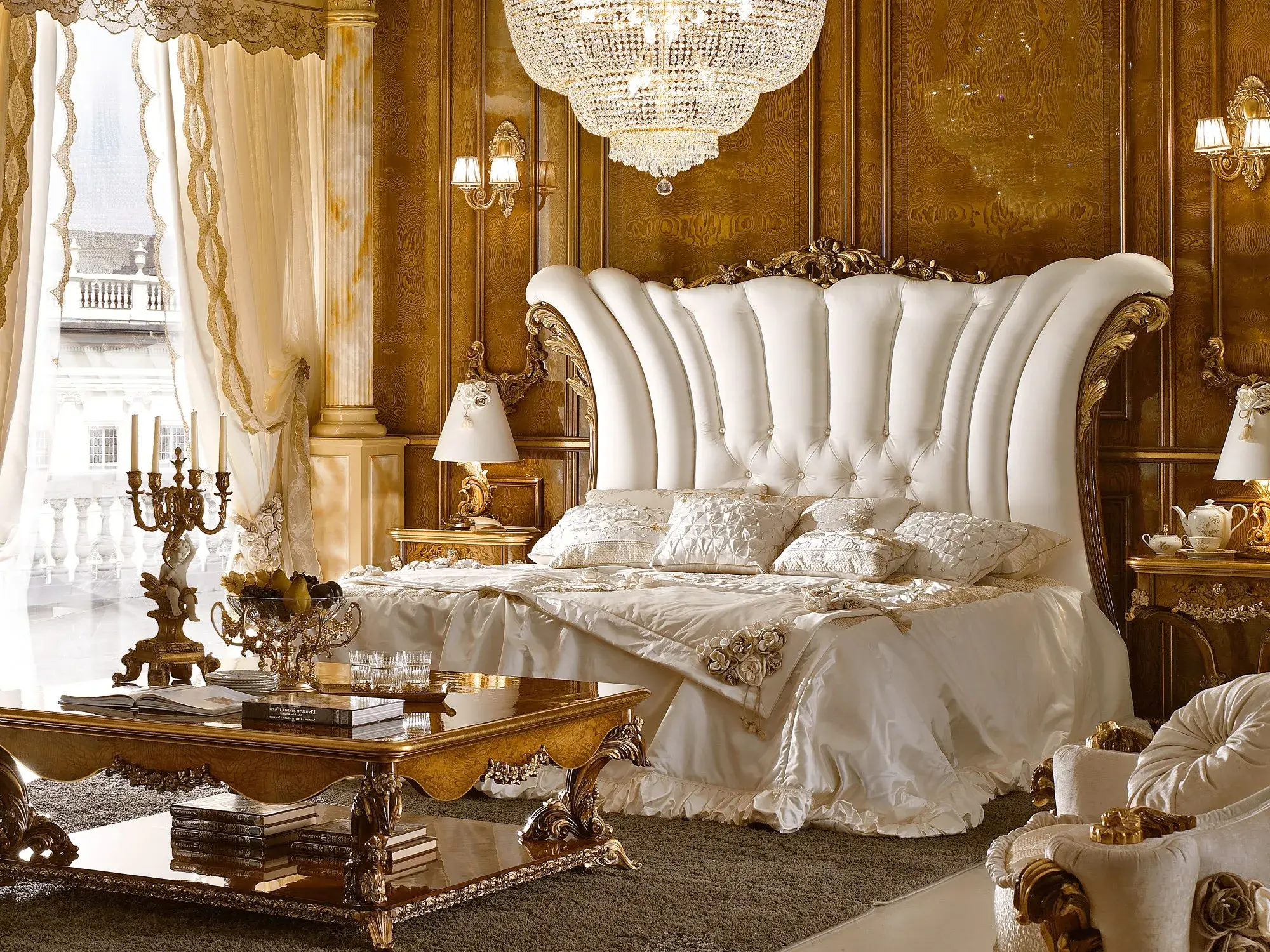 Letto Italiano con Testiera Dolcevita