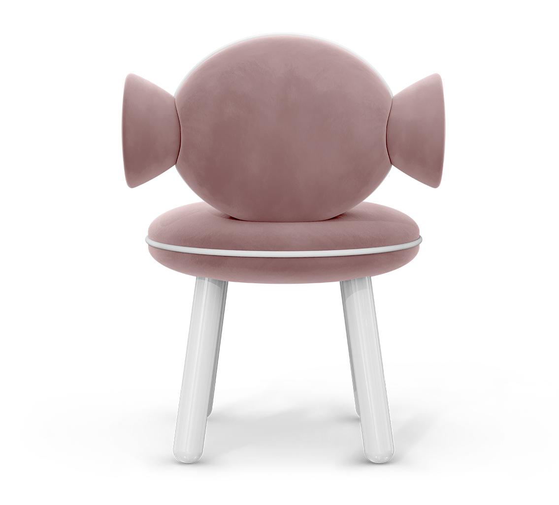 Sedia Per Bambini Lollipop Pink Puff