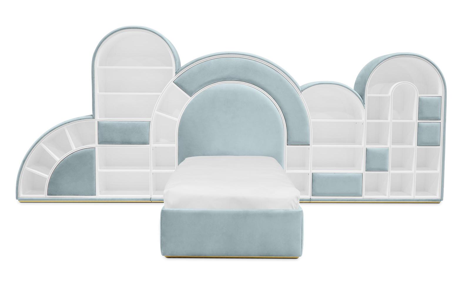 Letto Per Bambini Bubblegum Marshmallow Blue