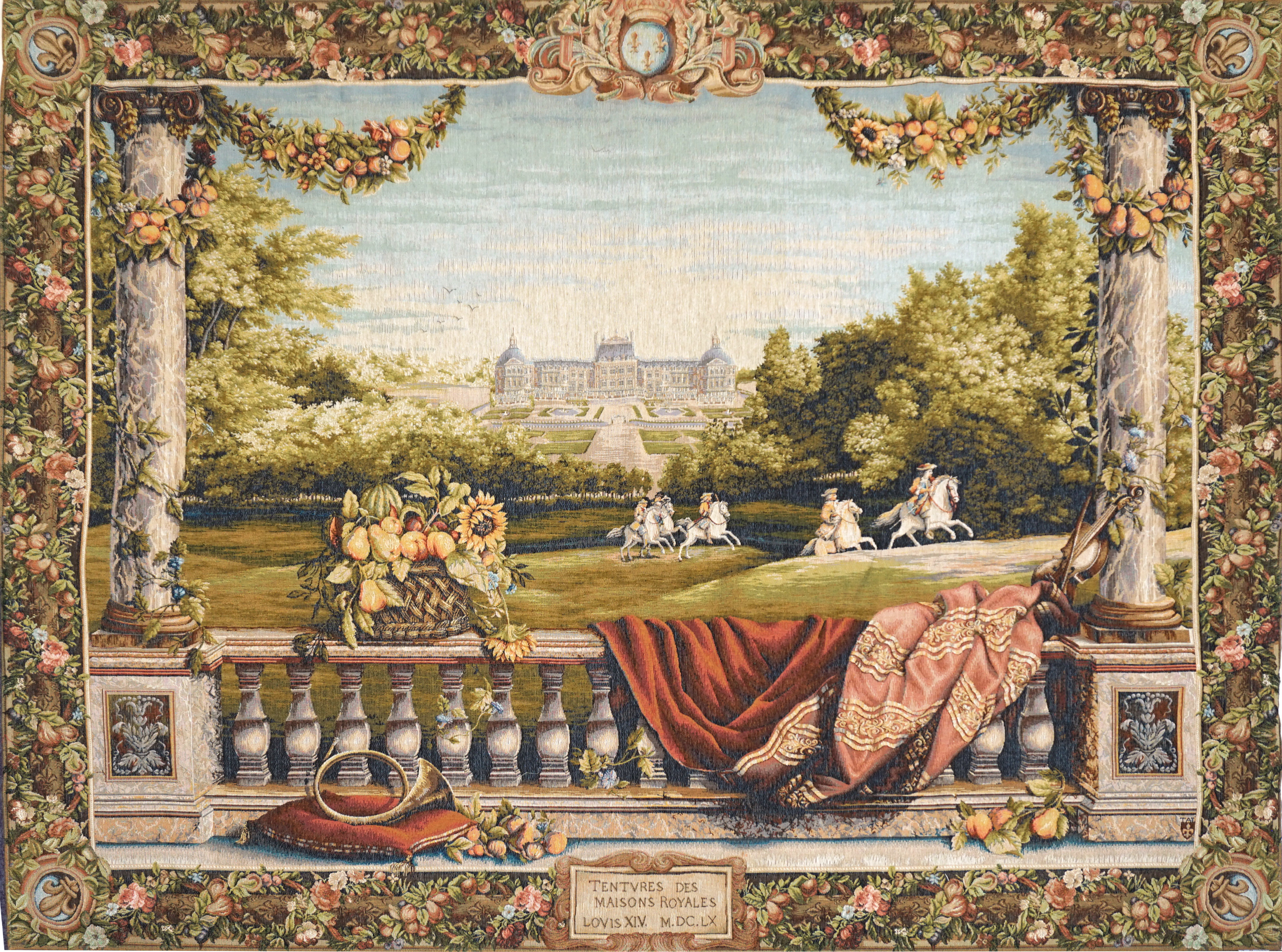 Arazzo Terrazza al Castello | Misura: 150 x 200 cm