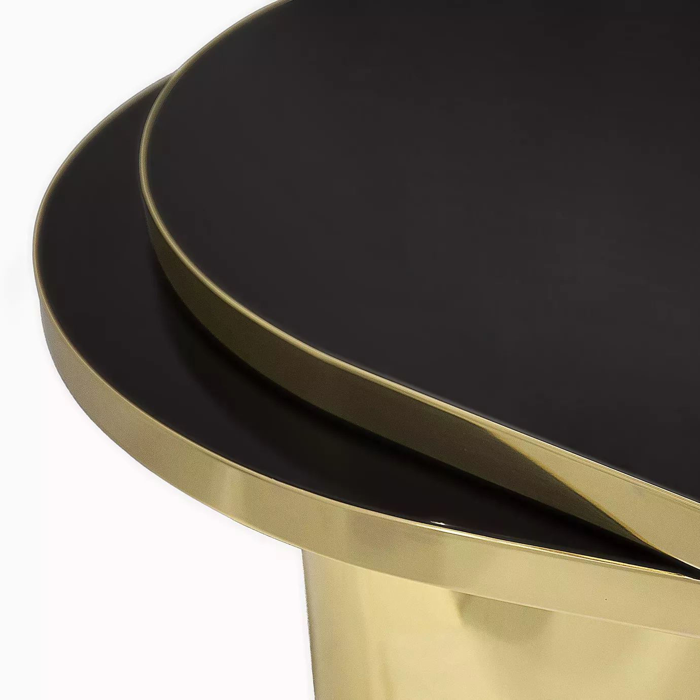 Dewdrops Tavolino Ottone Lucidato