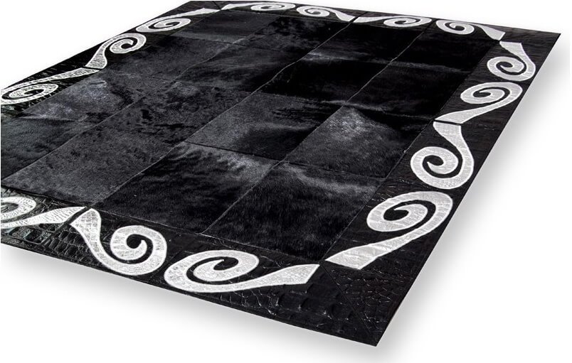 Tappeto Black & Silver