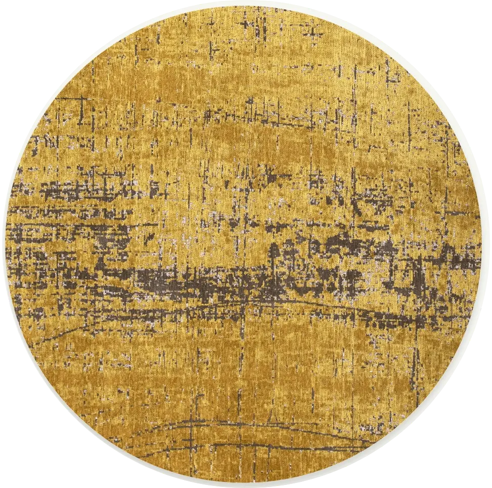 Tappeto Rotondo Liberty Gold 8550