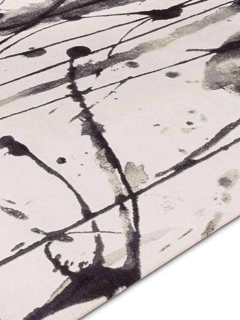 Tappeto Bianco e Nero Lux 1 | Misura: 122 x 183 cm