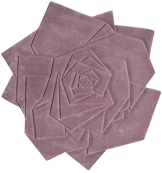 Tappeto Rose Fatto a Mano Indiano | Misura: 220 x 220 cm