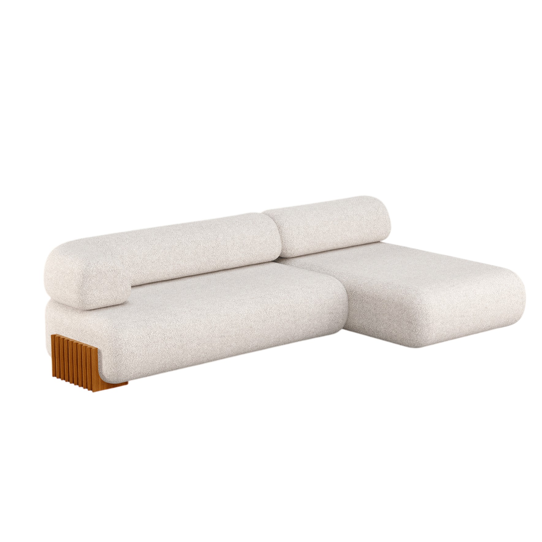 Divano modulare in legno Carmel