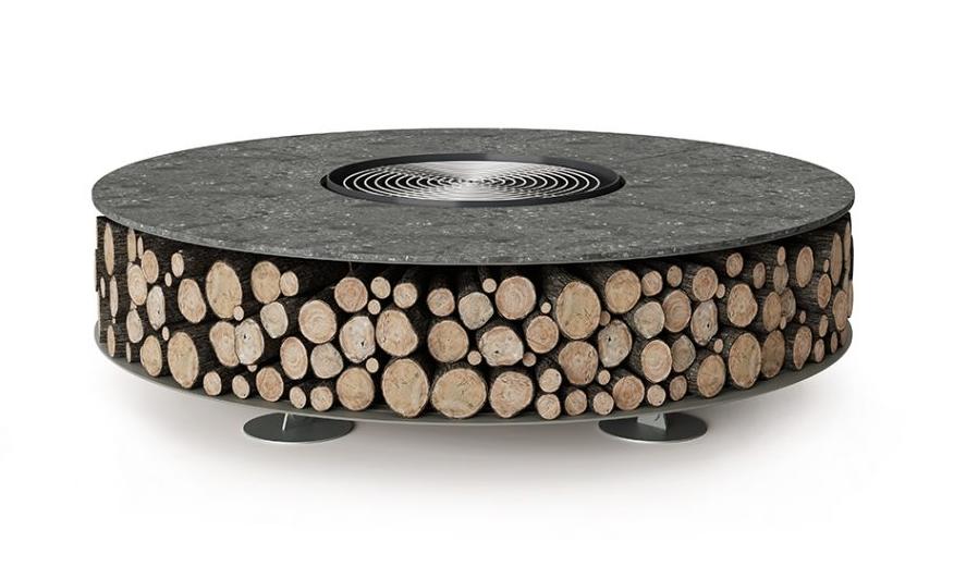 Braciere Zero in Ceramica Nero
