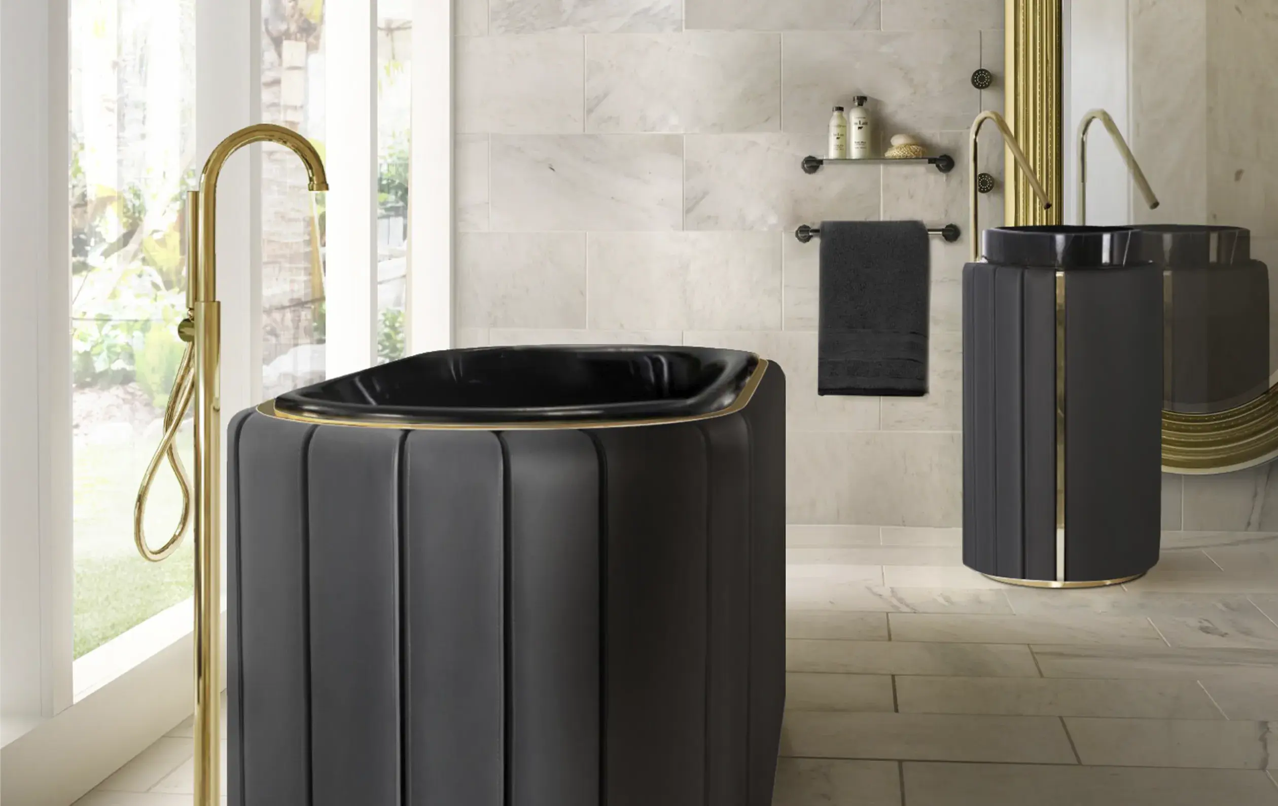 Lavabo A Colonna Imperial White - 3