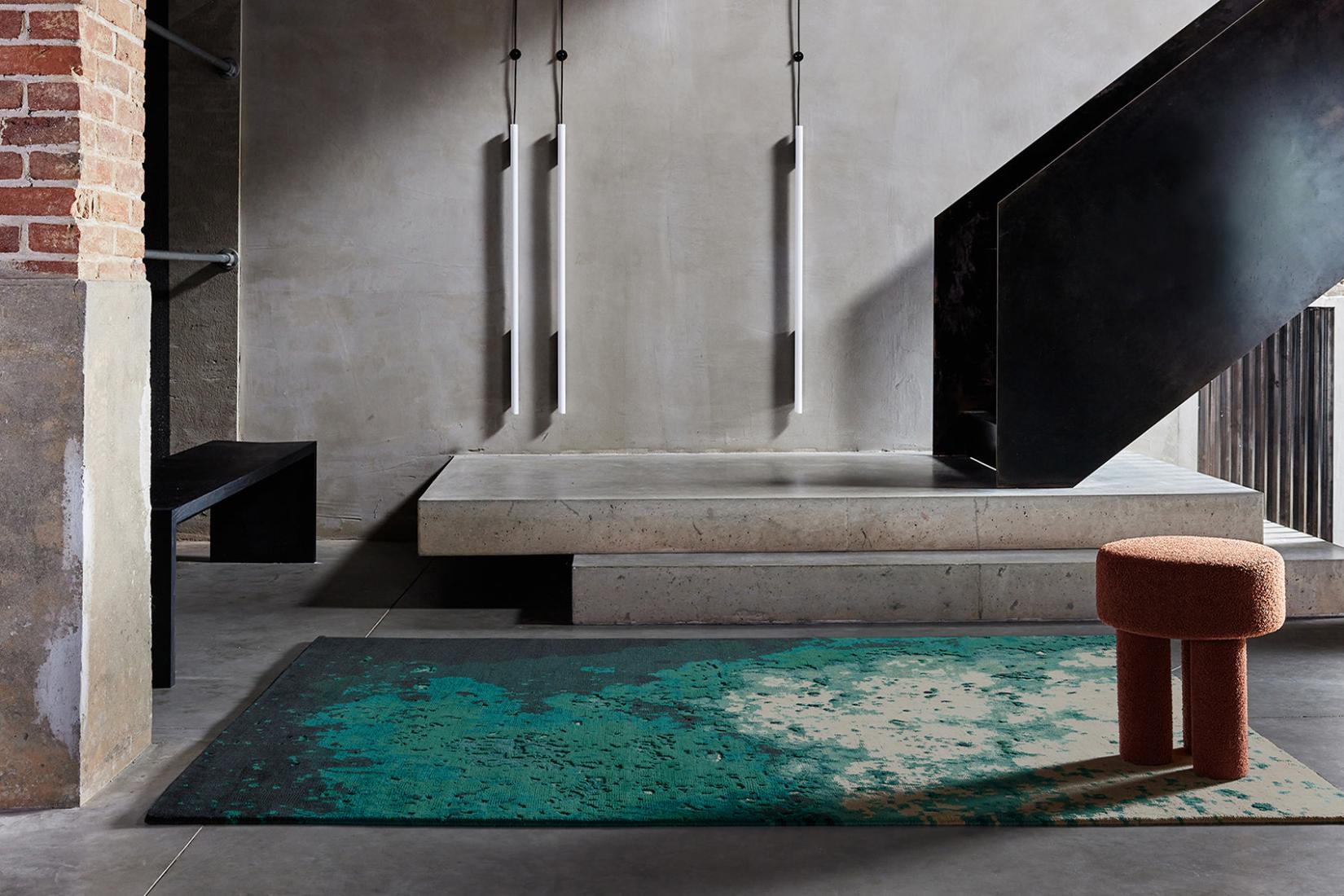 Tappeto Dip Turchese | Misura: 300 x 400 cm
