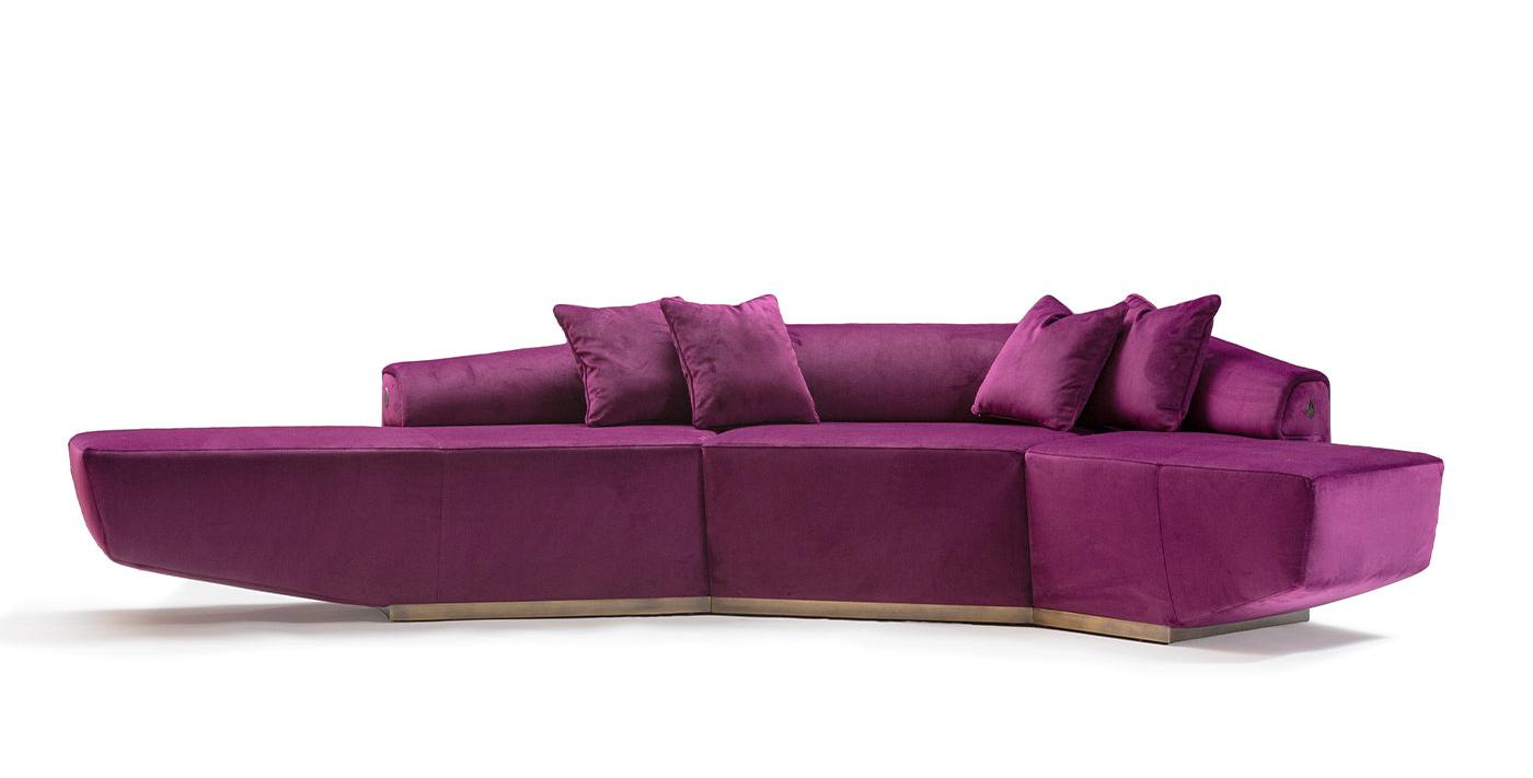 Divano Modulare Dubhè Fucsia
