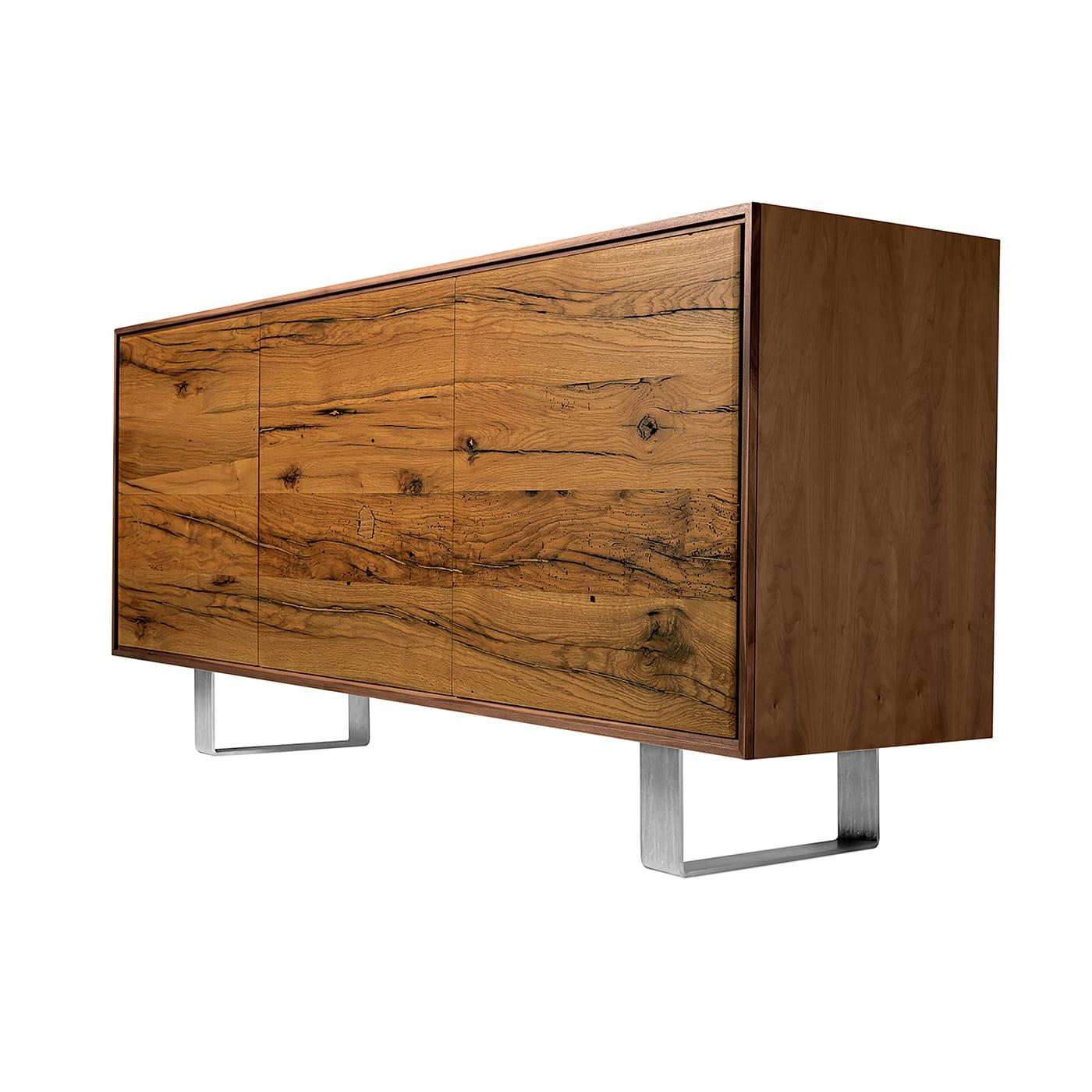 Credenza 3 Ante Materia Rovere Antico
