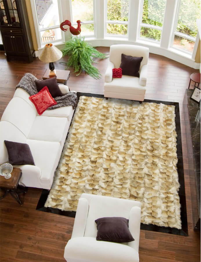 Tappeto Wolf Giallo 820 | Misura: 210 x 210 cm