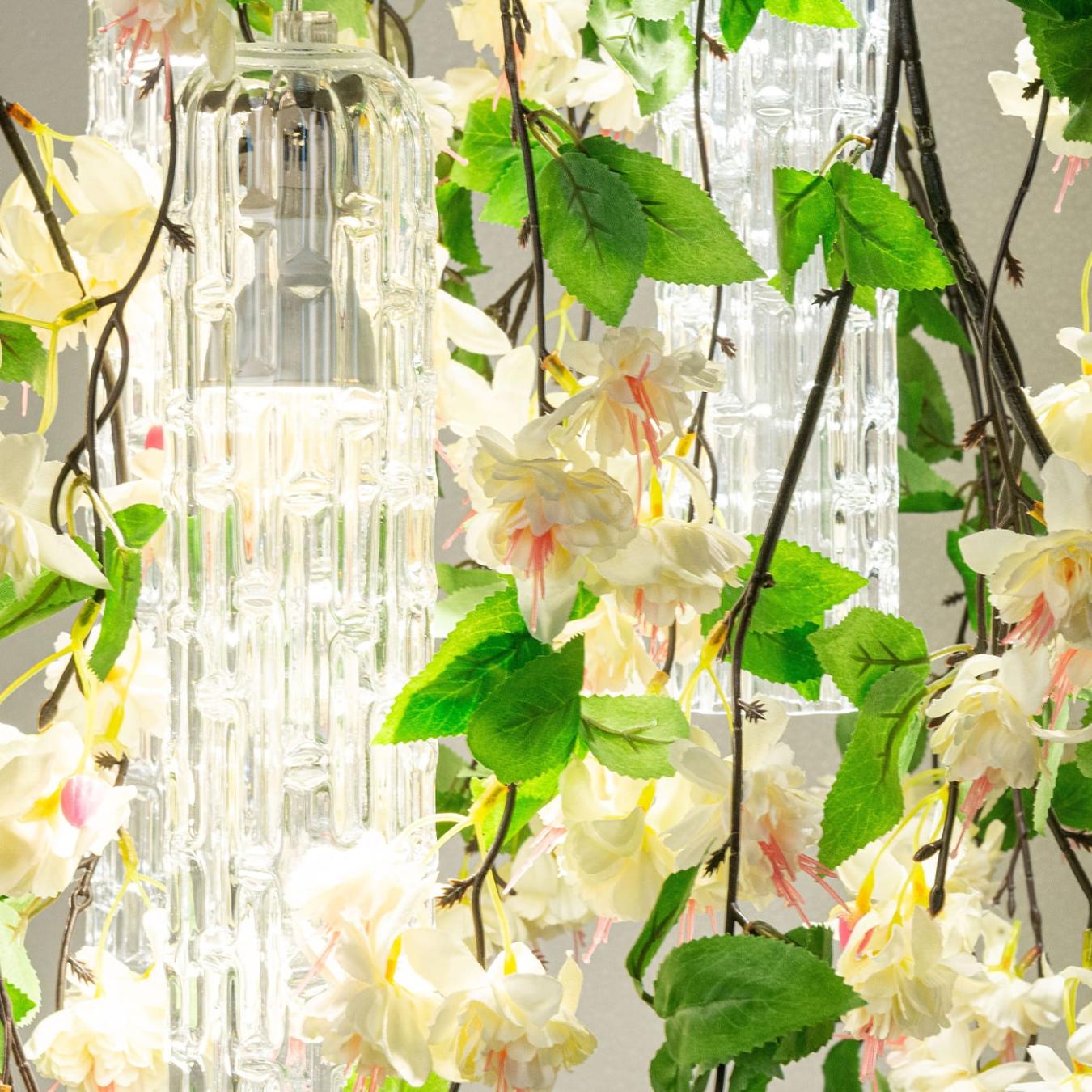 Lampadario Piccolo White Cascade
