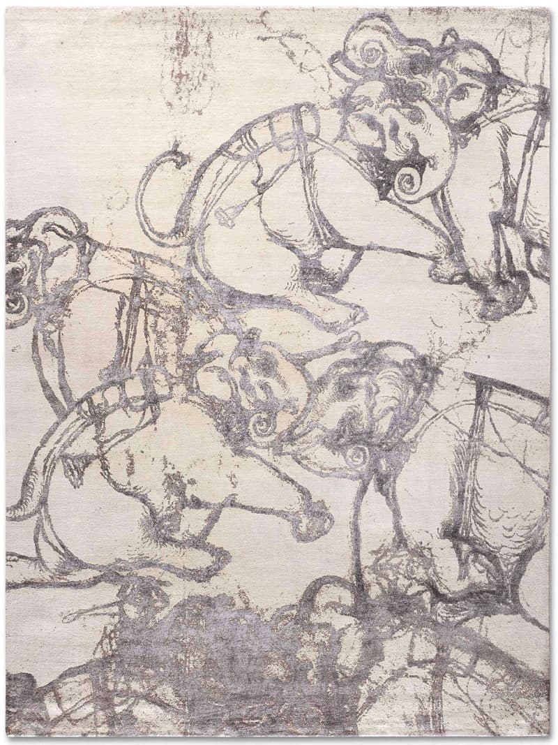 Tappeto Tessuto Elefanti | Misura: 274 x 365 cm
