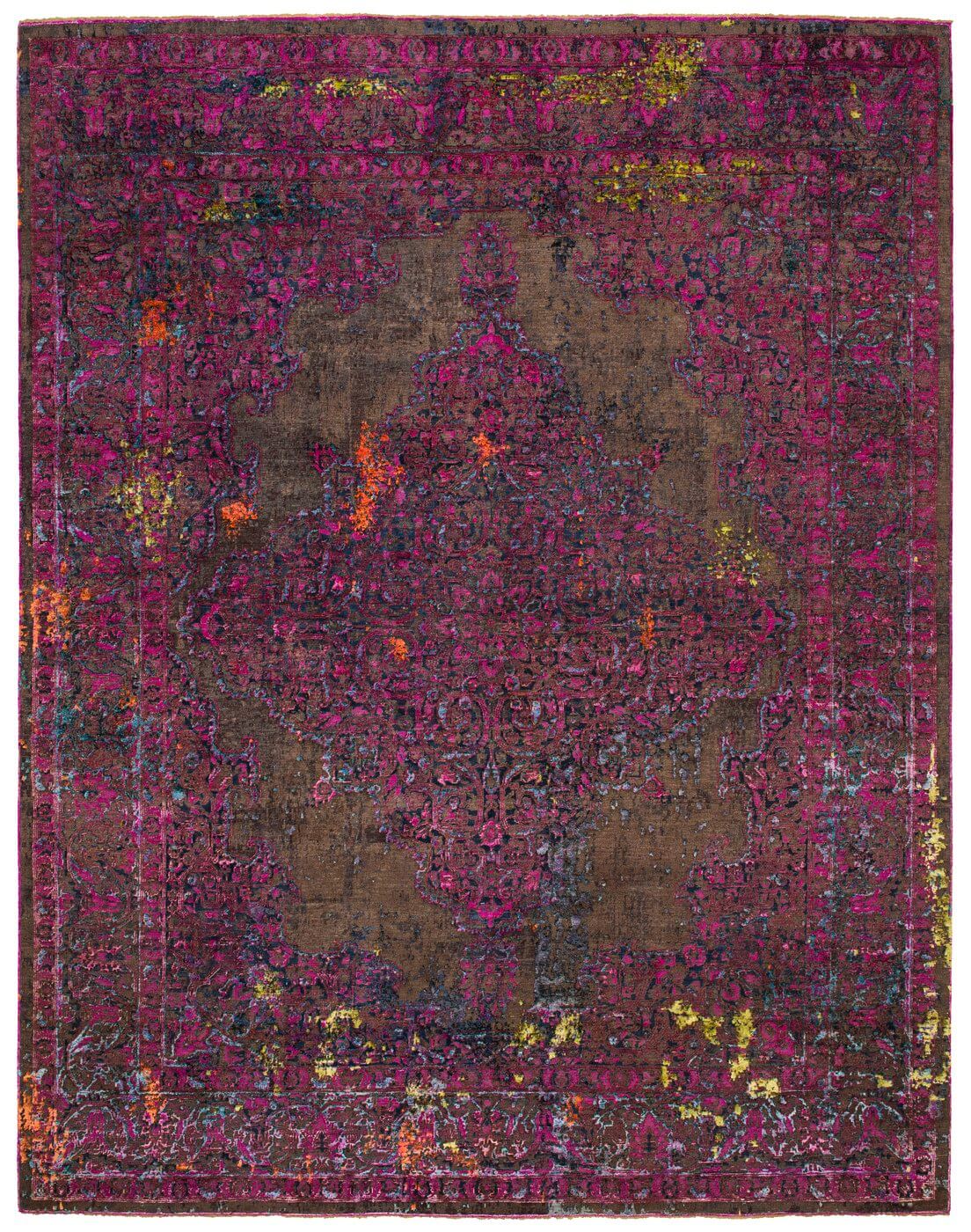 Tappeto Tabriz Artwork 8 Viola