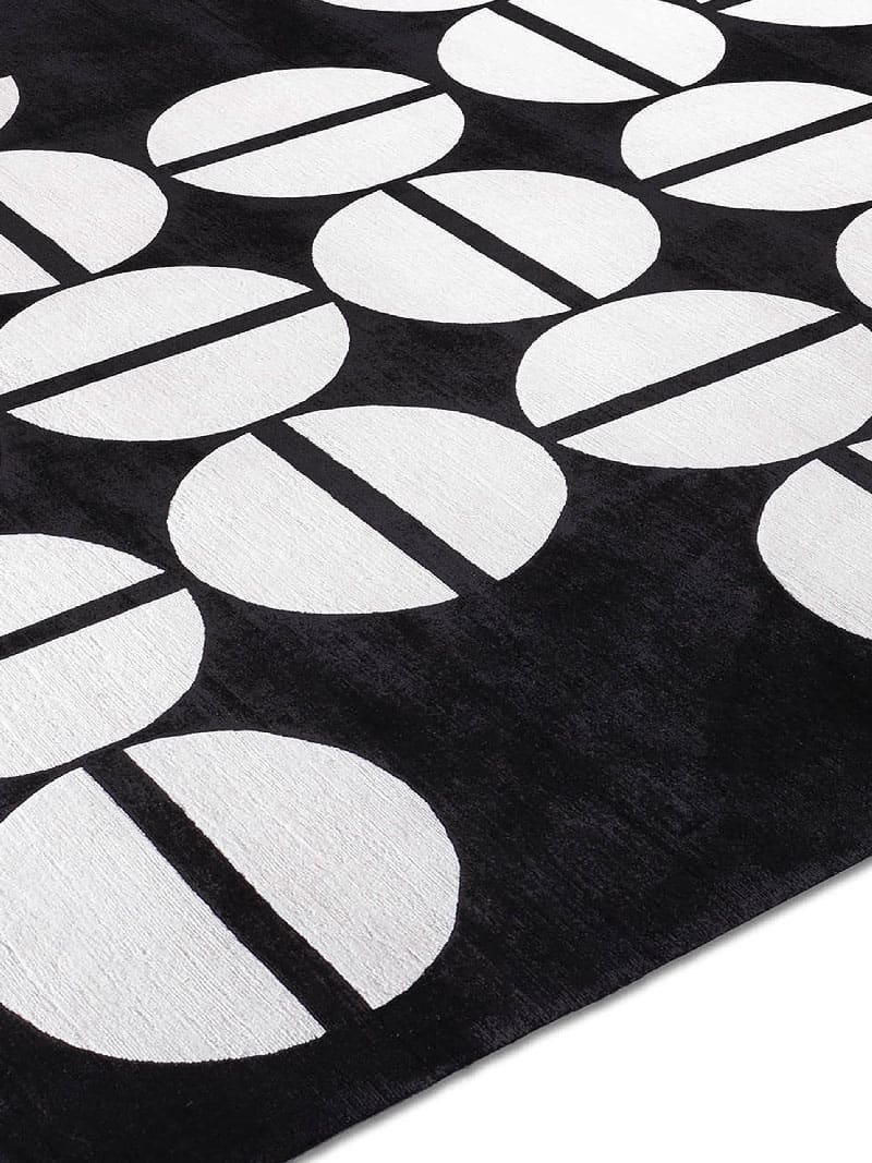 Tappeto Bianco e Nero 1
