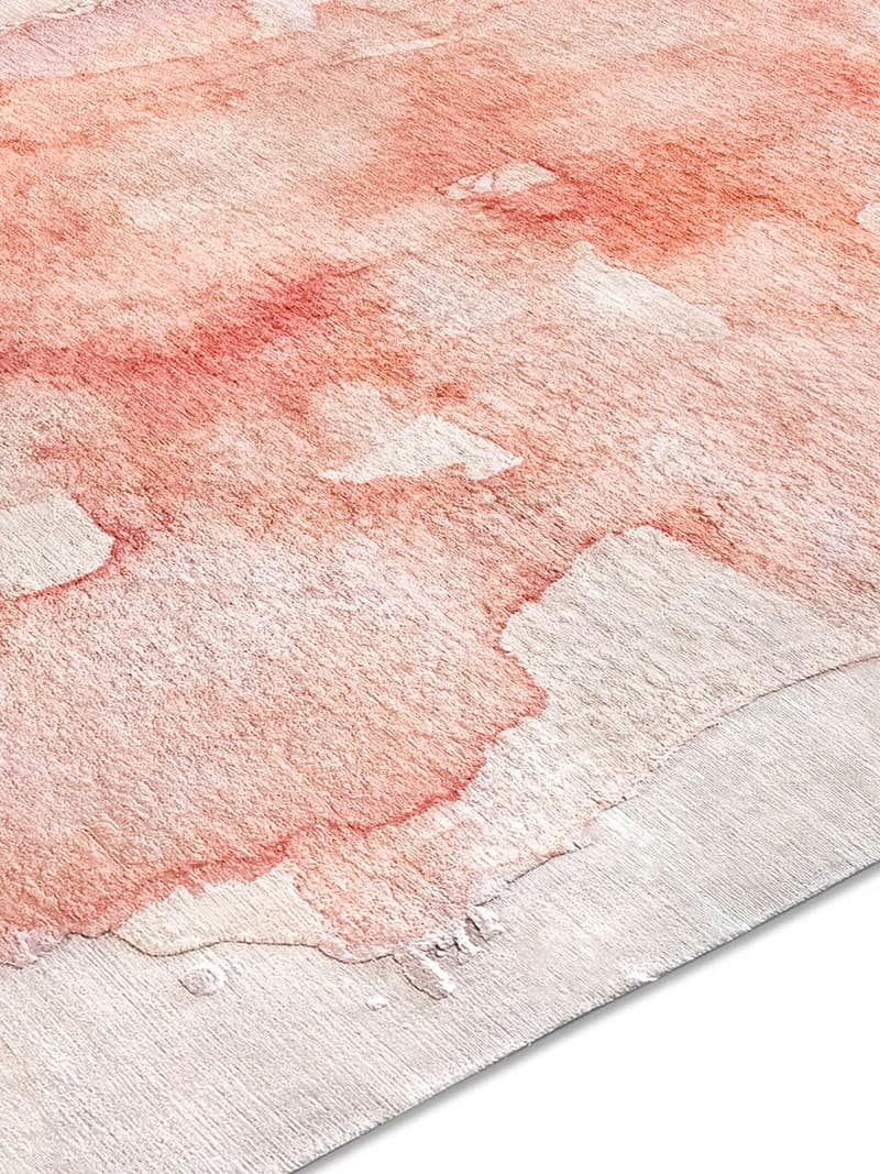 Tappeto Lusso Mono Rosa