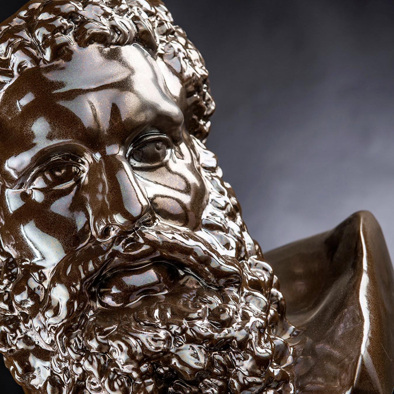 Busto in Ceramica Hercules