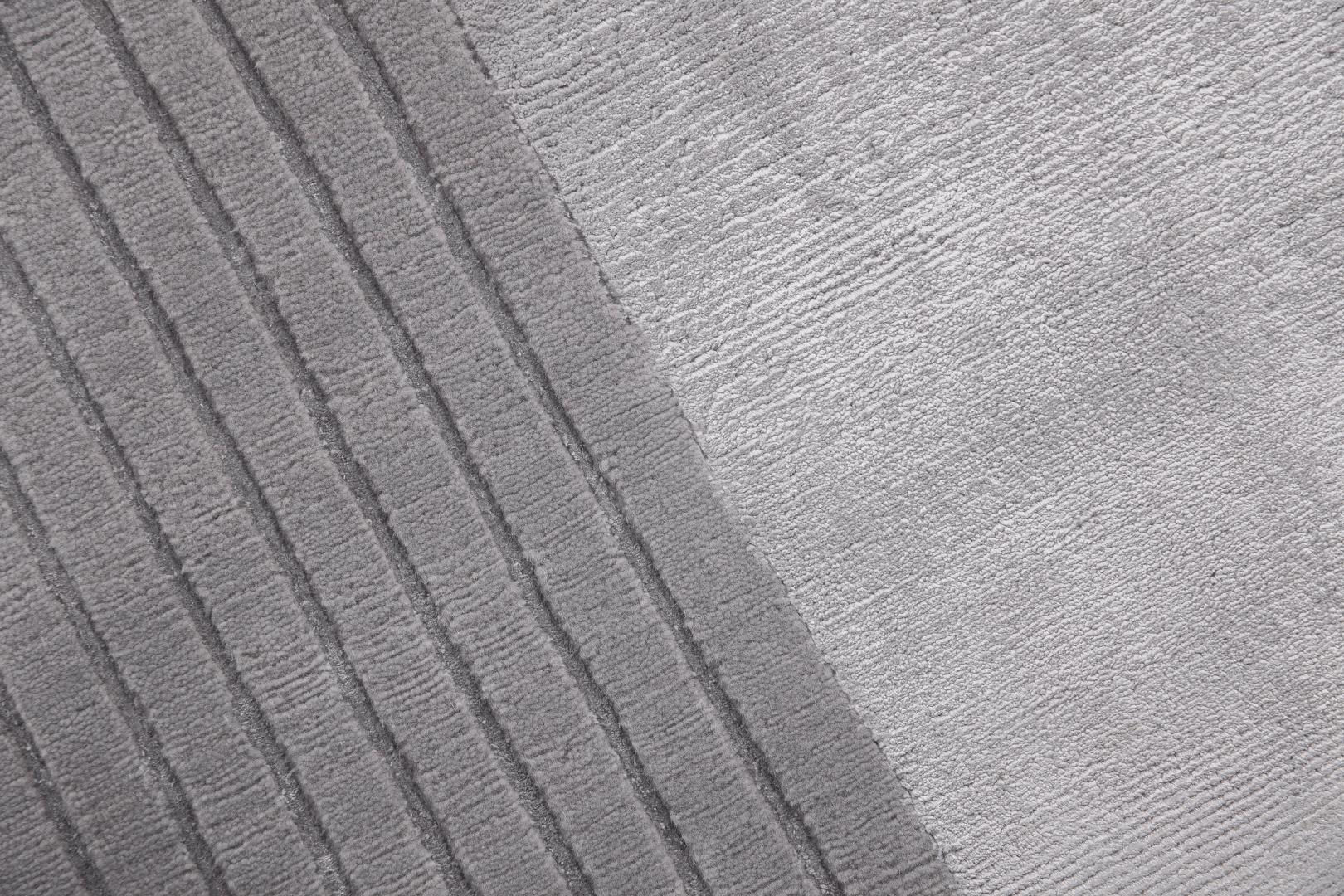 Tappeto Grigio Cornice