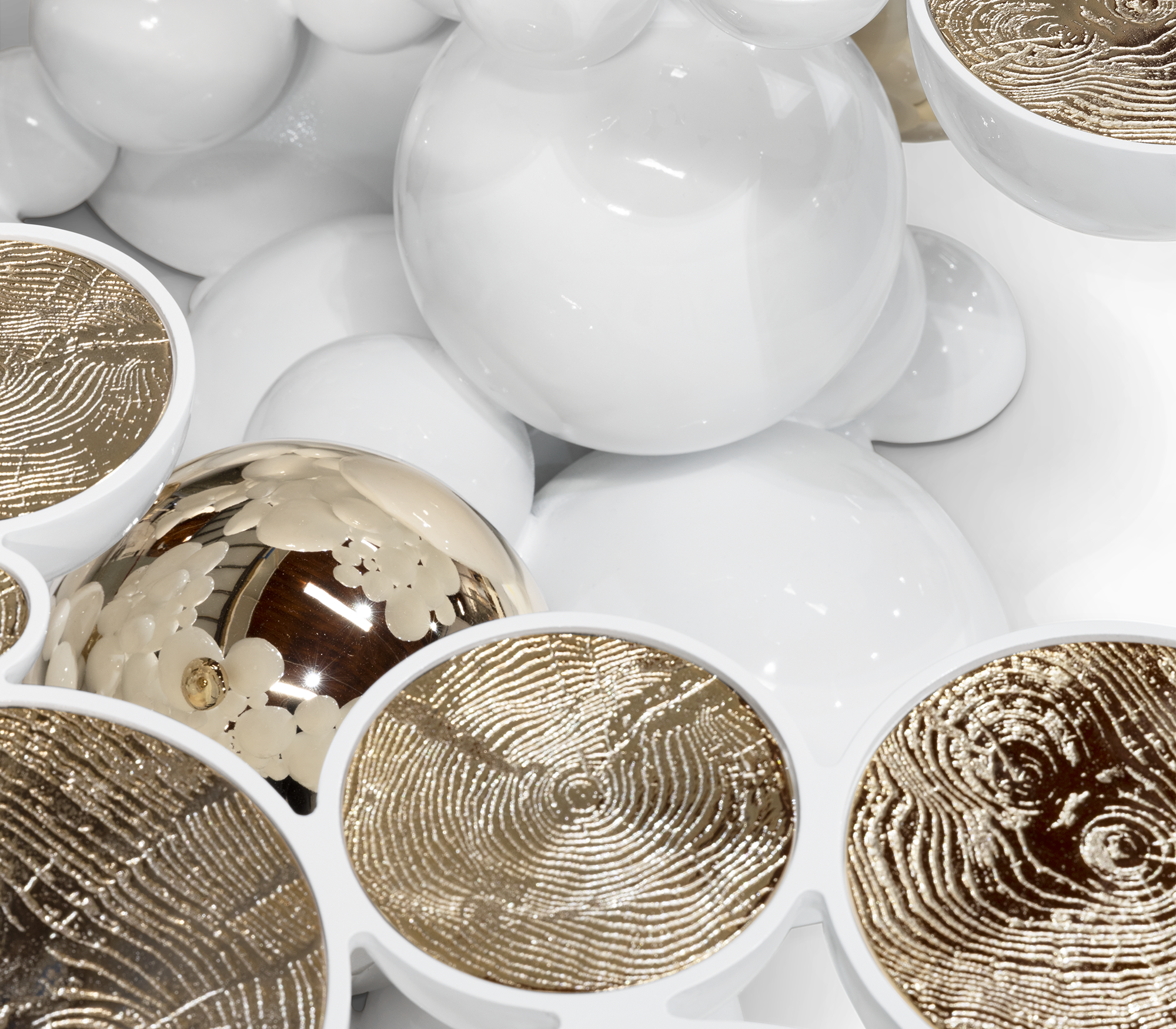 Tavolino da Caffè Bianco Orbit