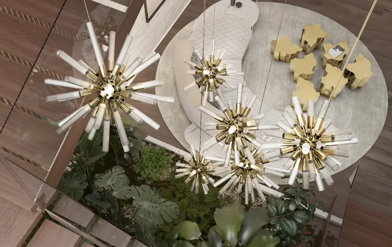 Lampada a Sospensione Sputnik Cascade