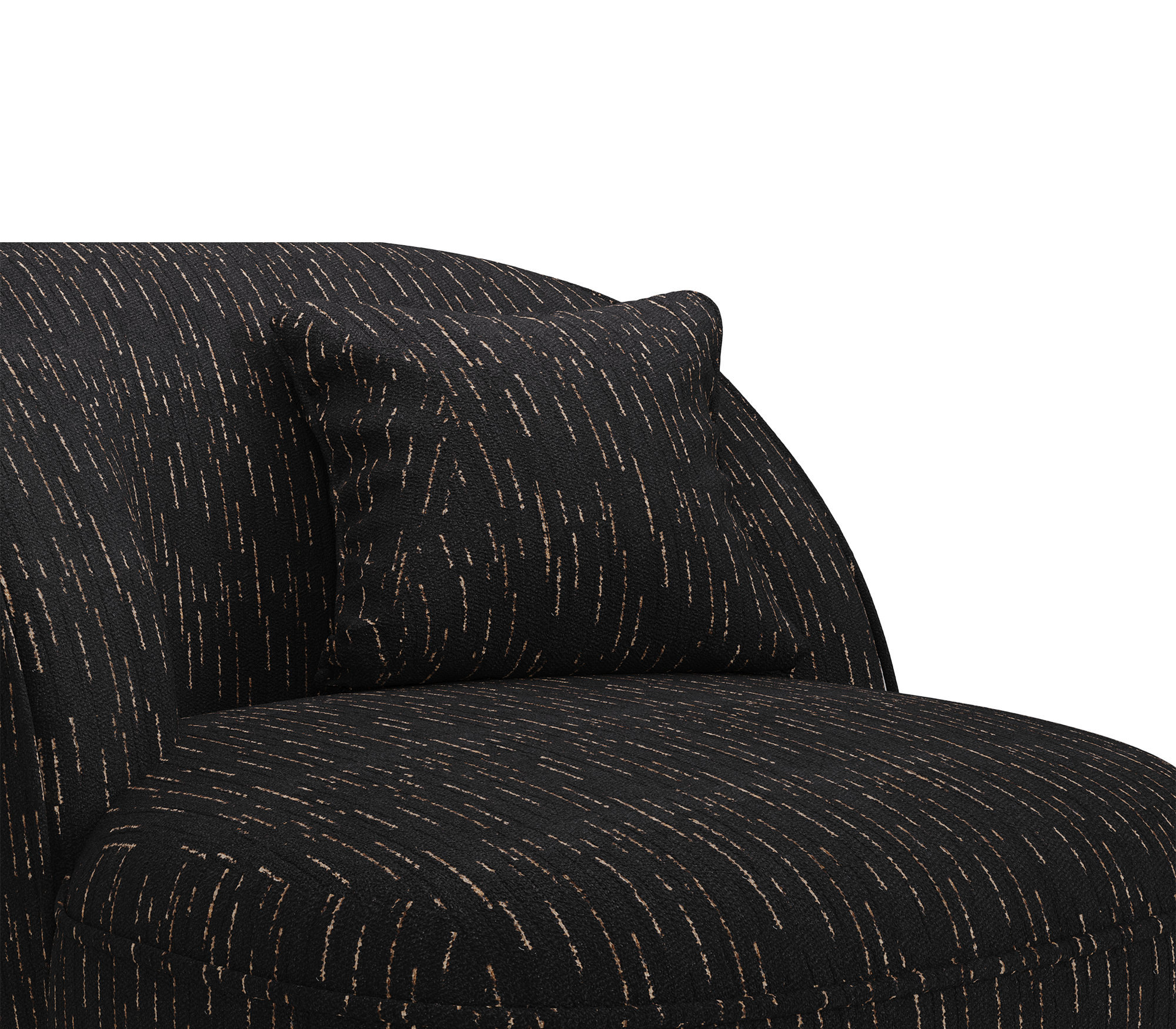 Poltrona Angora Nera