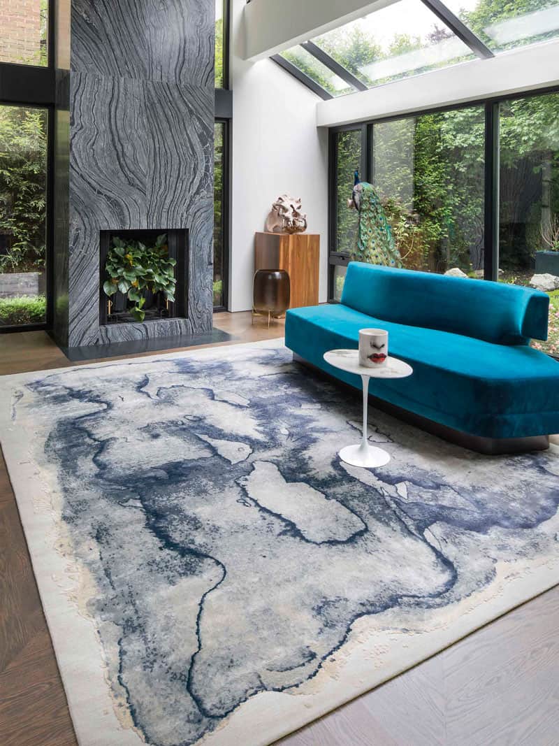 Tappeto Lusso Mono Grigio Chiaro