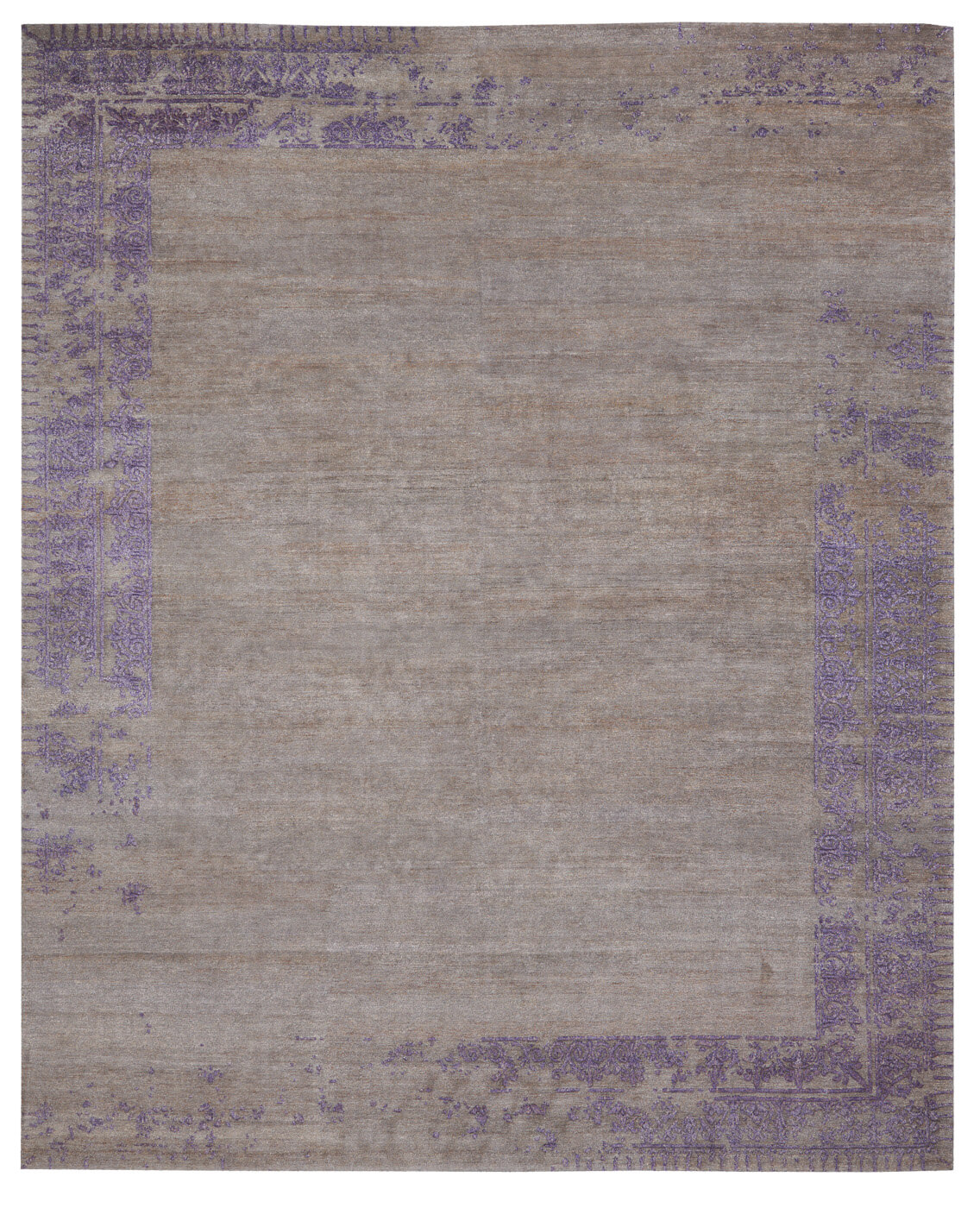 Tappeto Ferrara Speciale Bordo Grigio Viola