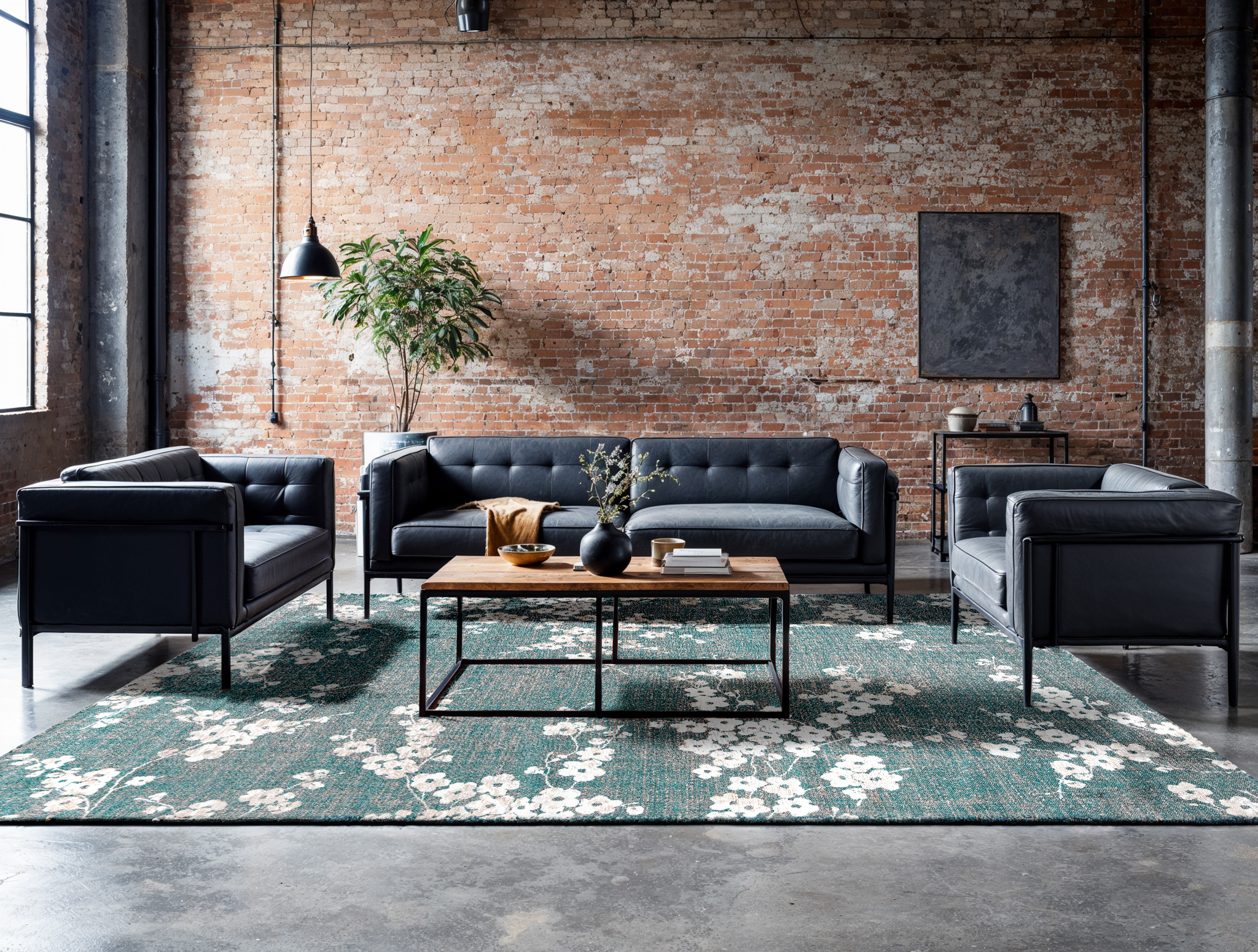 Tappeto Blu Lago 9850 | Misura: 140 x 200 cm