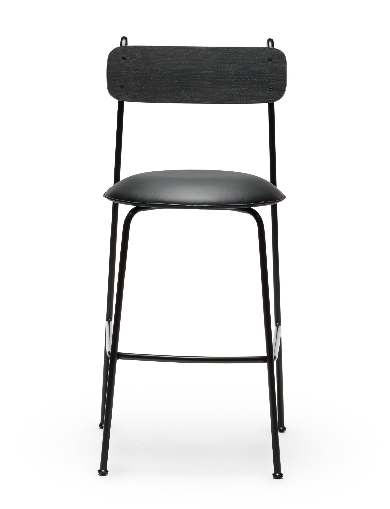 Sgabello da Bar Lena SG-75 Nero