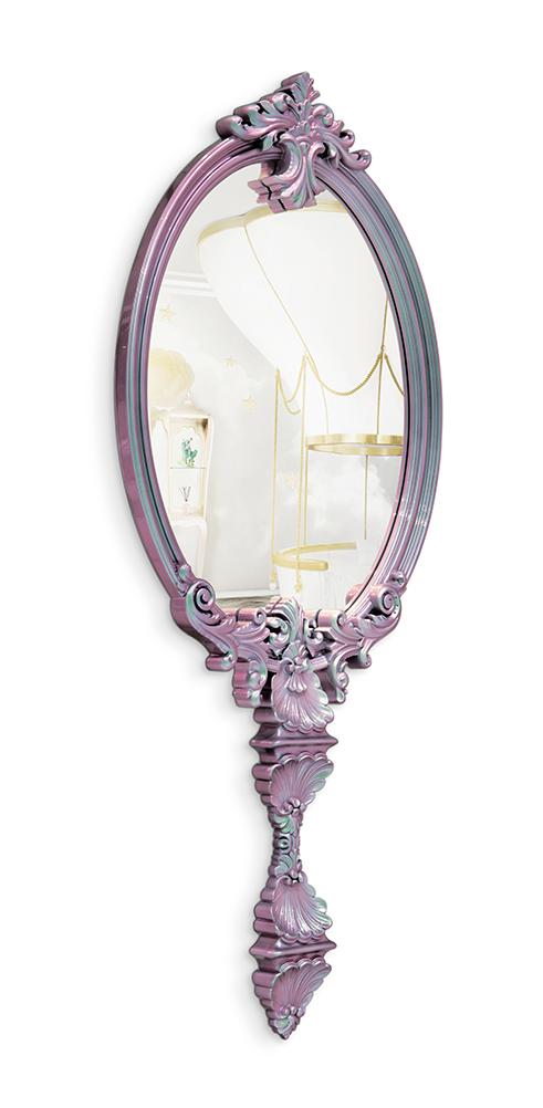 Specchio Da Parete Mystic Chameleon Pink