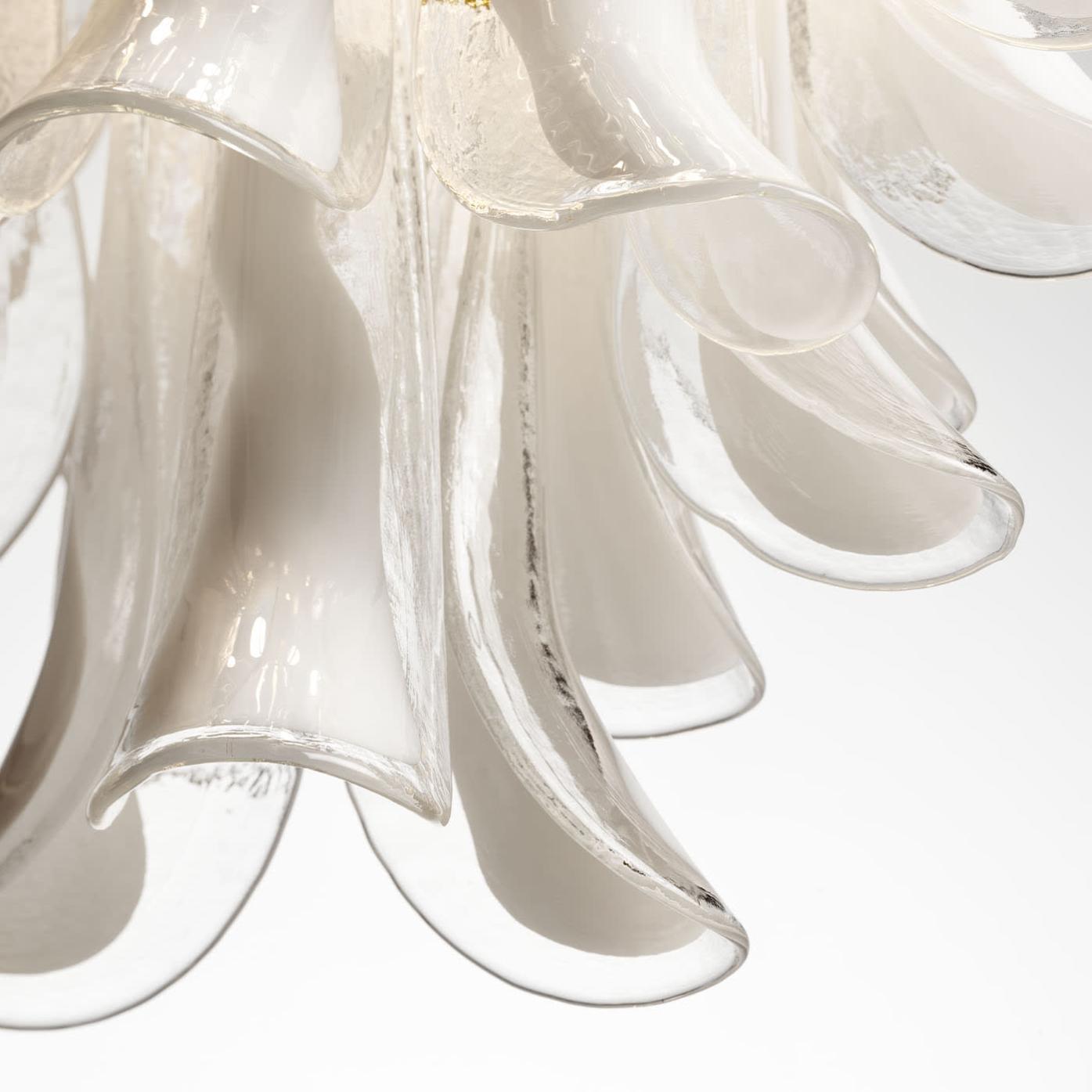 Applique con Foglia in Vetro di Murano