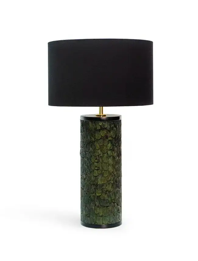 Lampada da Tavolo Tailor Piuma Pavone