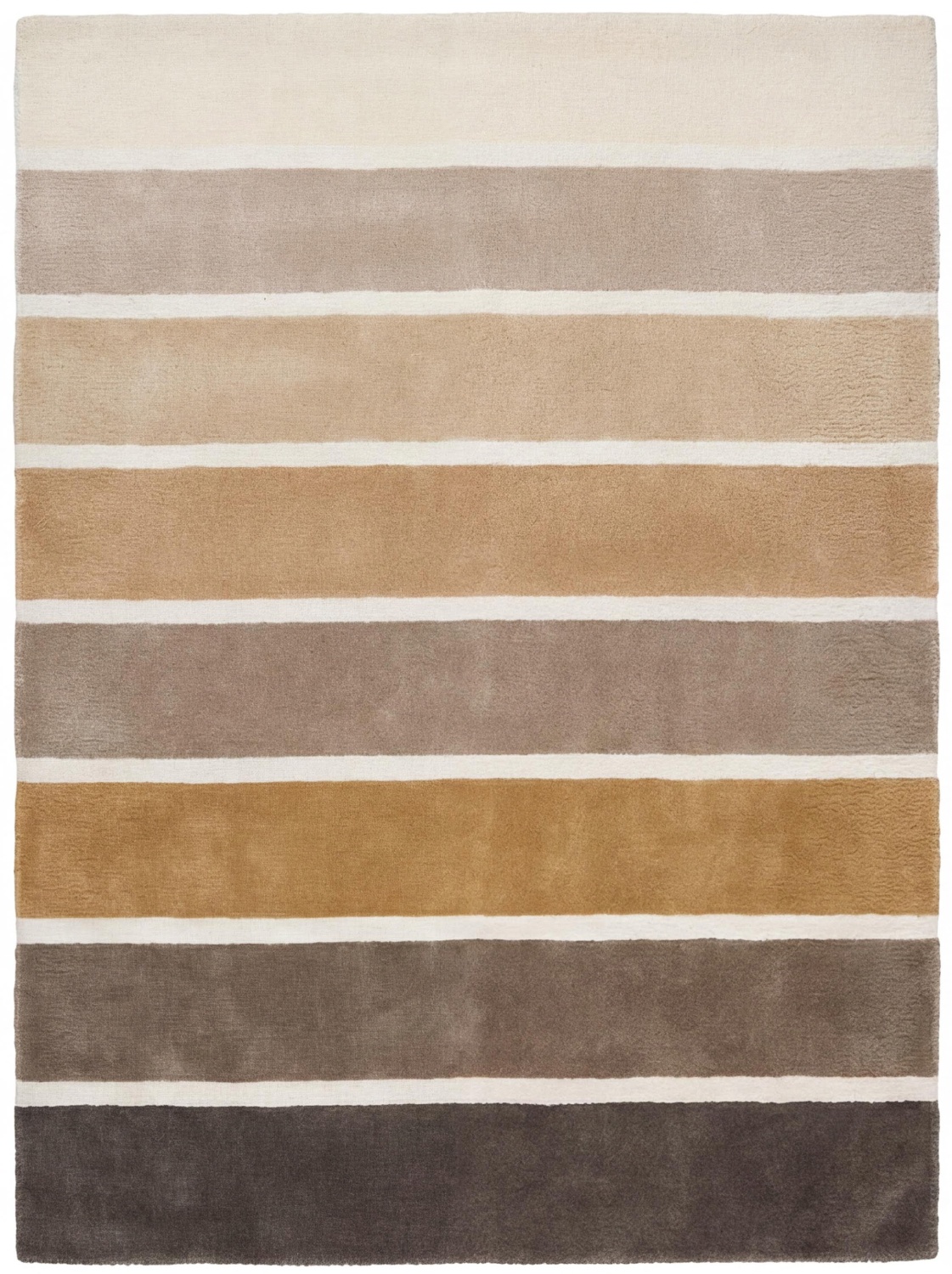 Tappeto Layered Stripes Brown