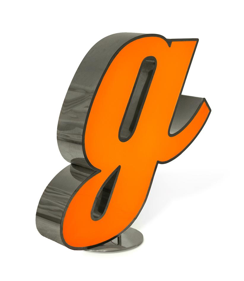 Lettera Luminosa Glowing G