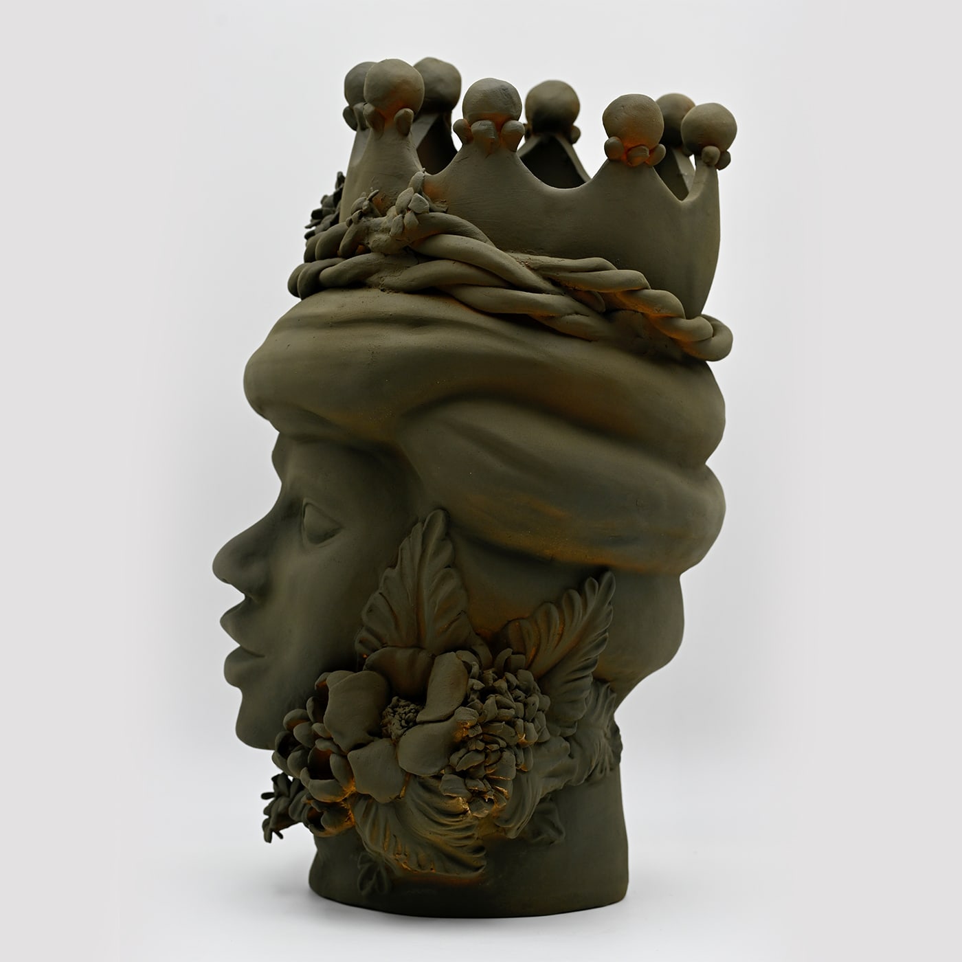 Testa di Moro Artigianale Scultura
