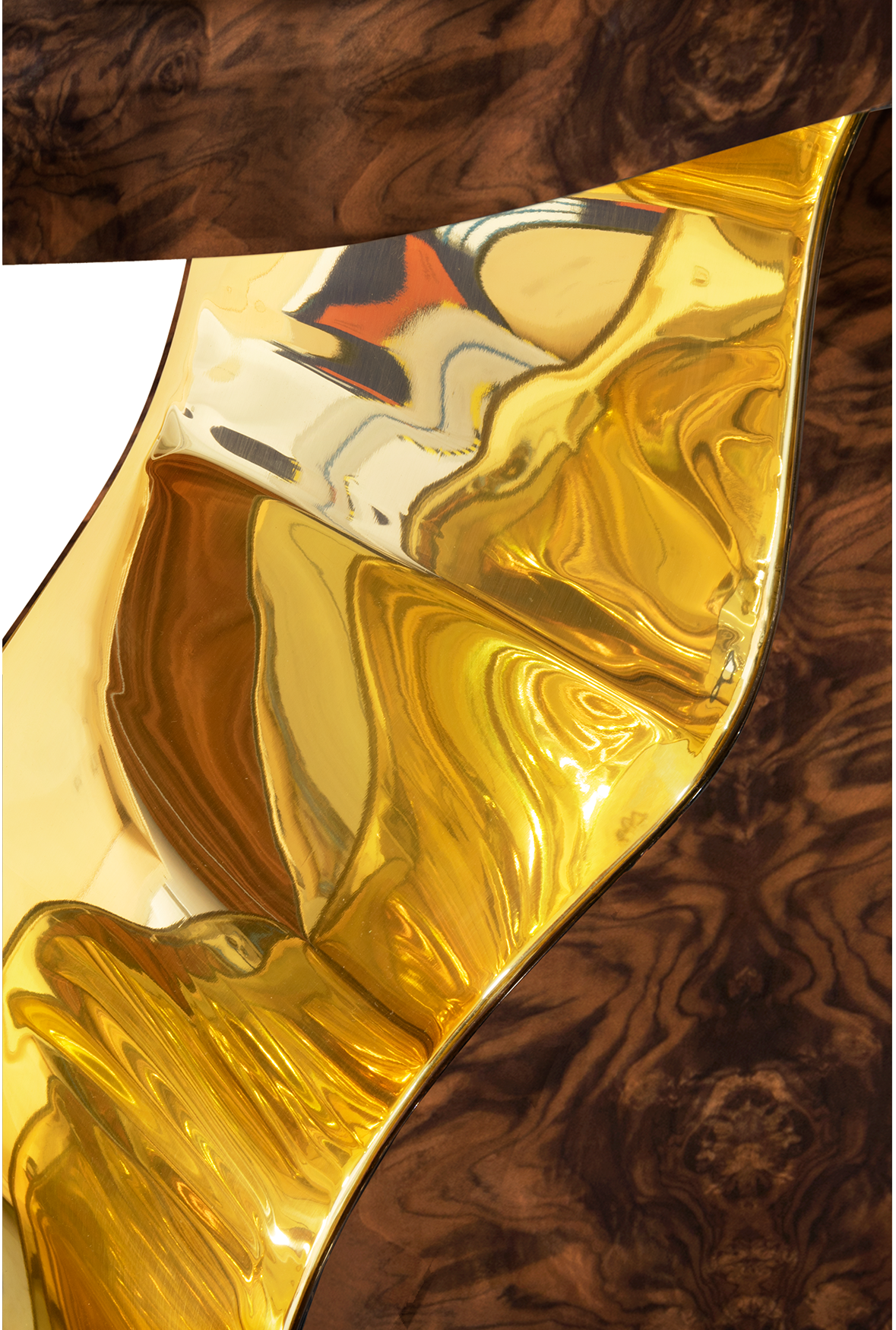 Consolle in Noce Fissure