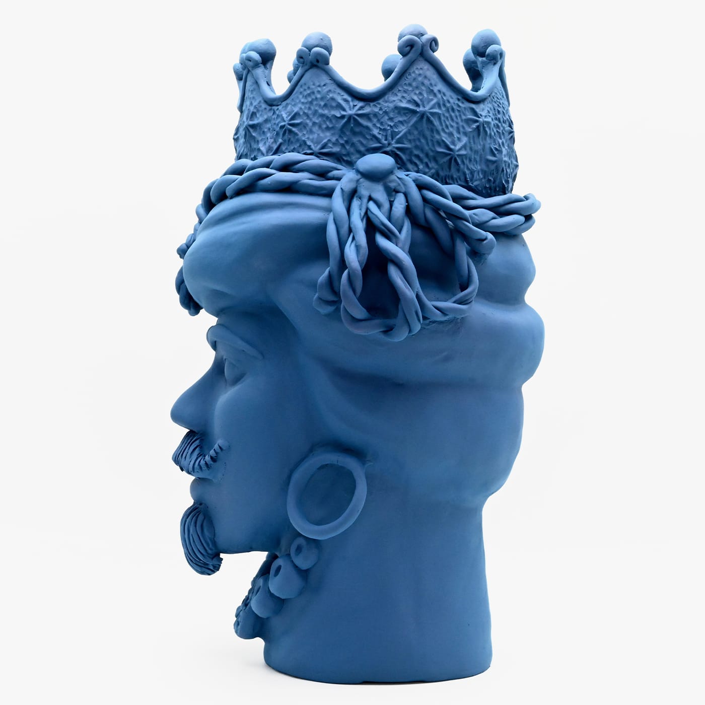 Testa di Moro Blu Scultura