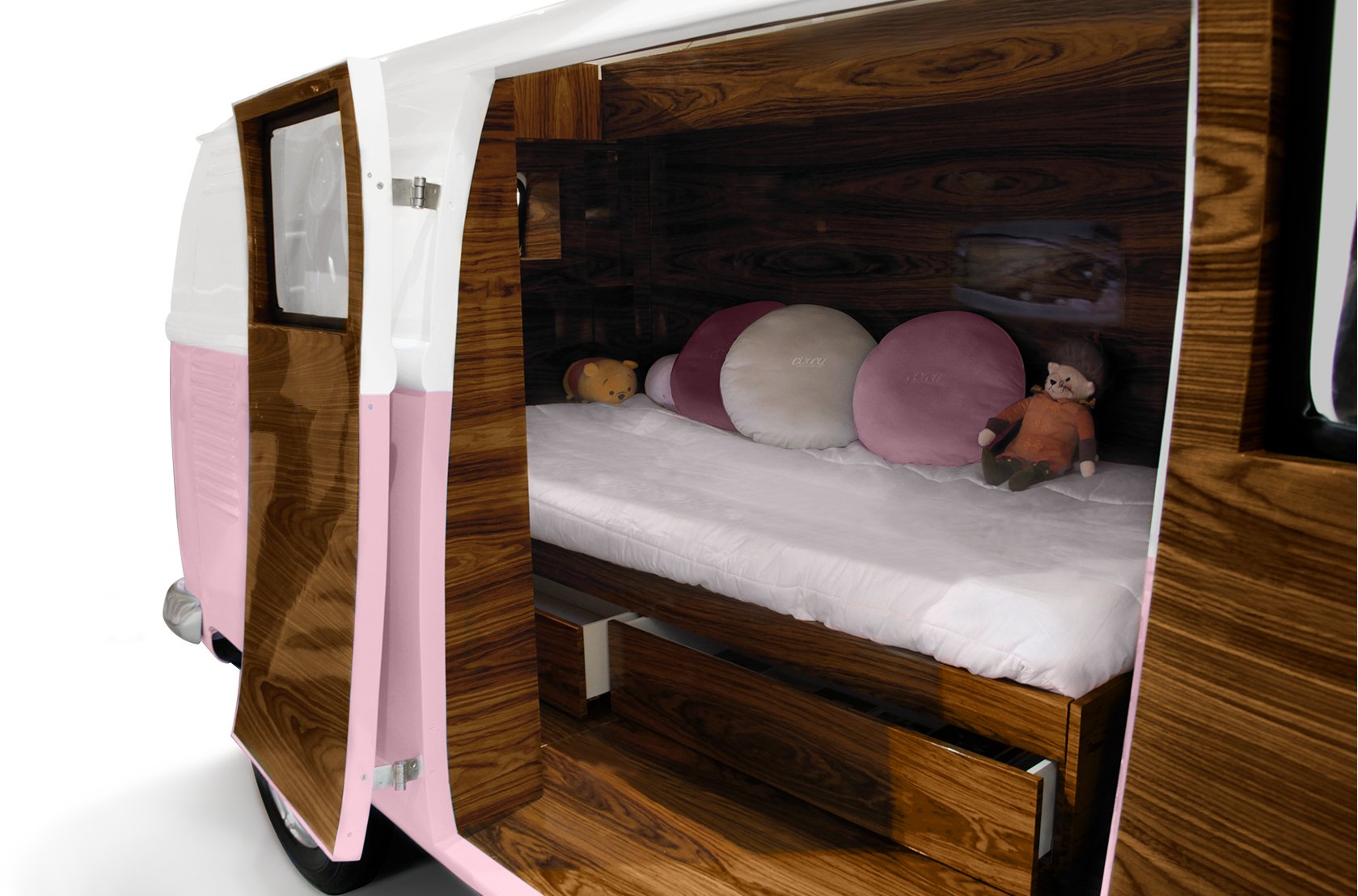 Camera Da Letto Per Bambini Traveler’s Caravan Pink
