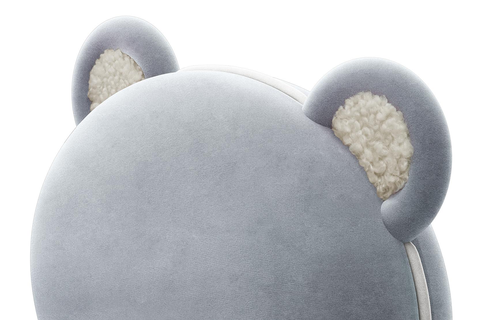 Sedia Per Bambini Fluffy Bear Light Blue