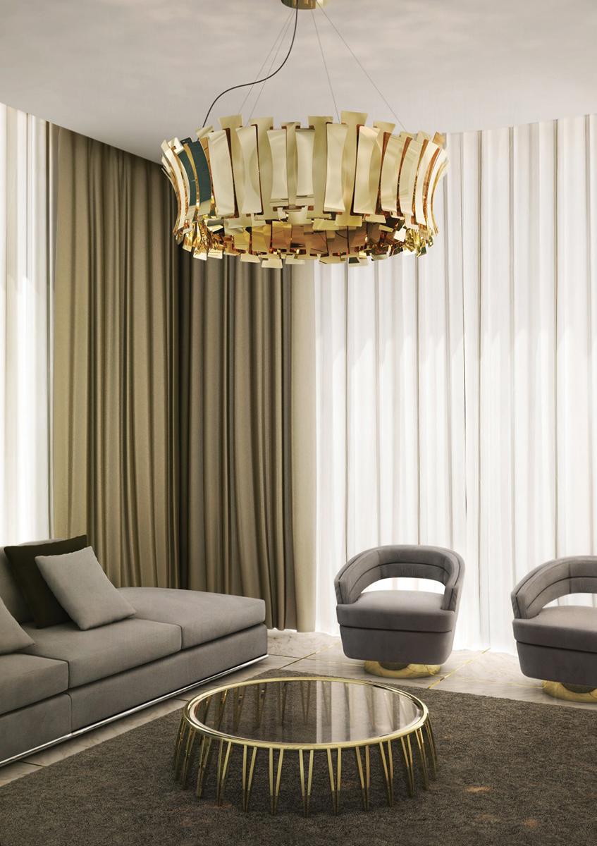 Lampada a Sospensione Rotonda Elegant