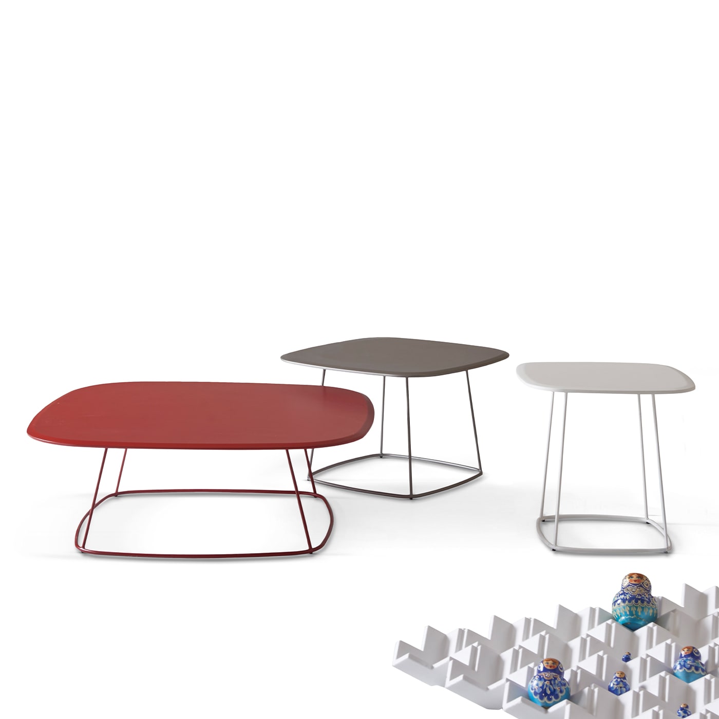 Free-Style Tavolo Caffè Rosso