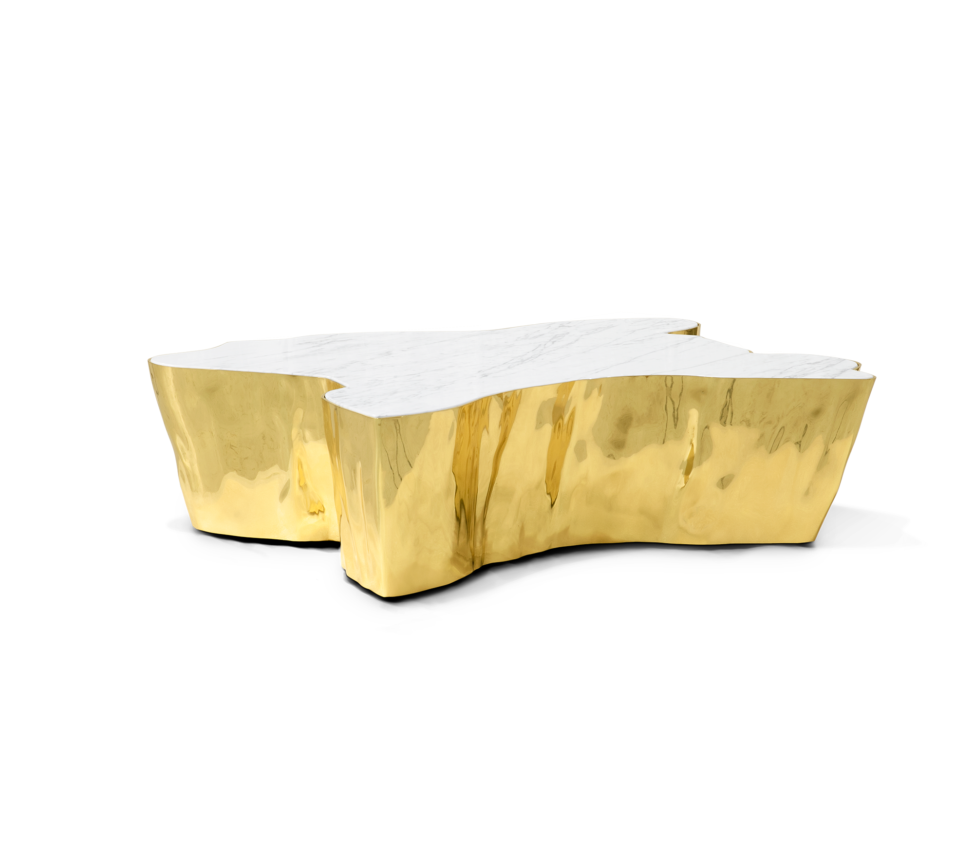 Tavolino da Caffè in Marmo Calacatta Paradise | Dimensioni: L 123 x P 102 x H 30 cm